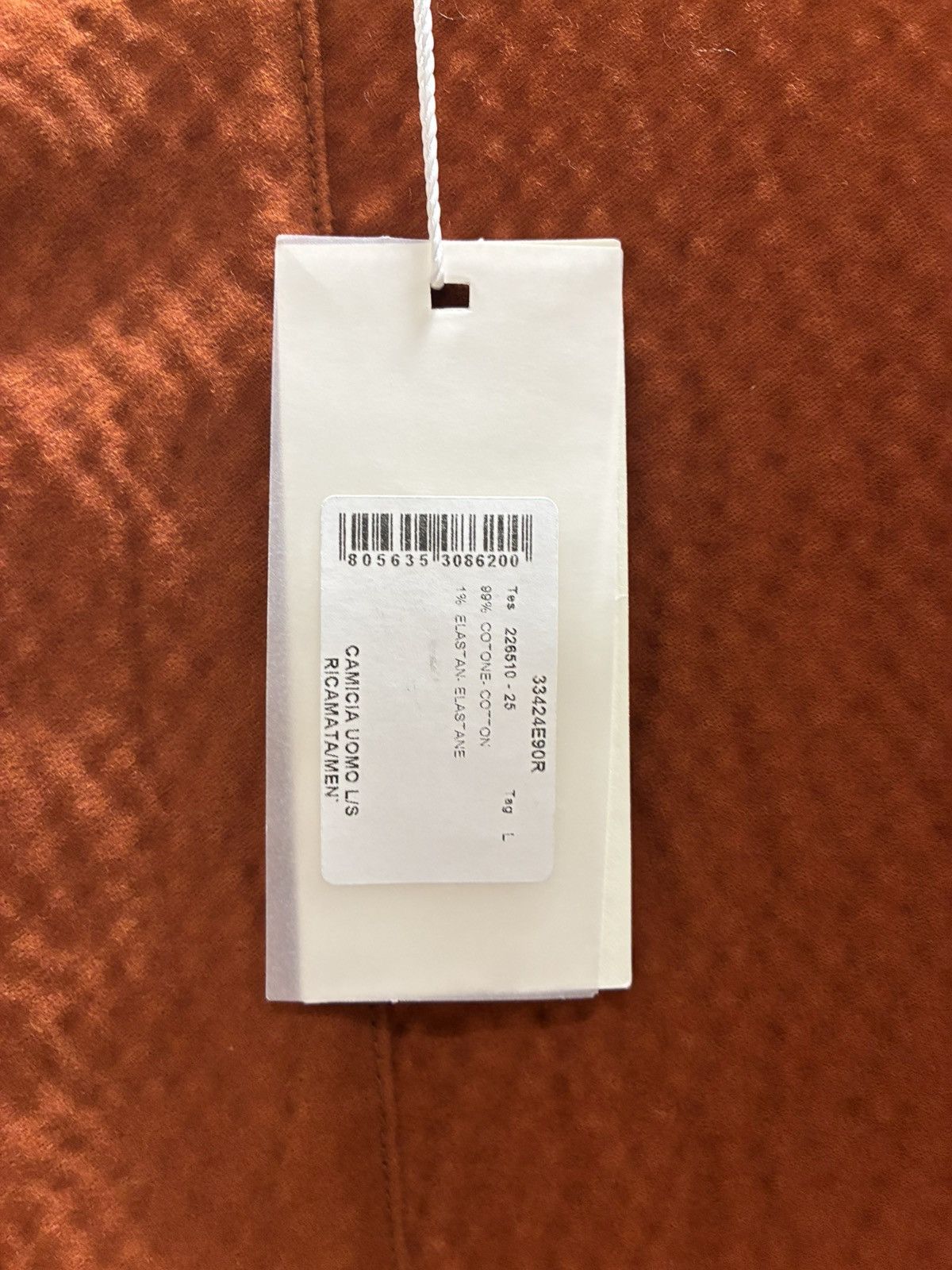 424 424 Orange Button Up Size US L / EU 52-54 / 3 - 5 Thumbnail