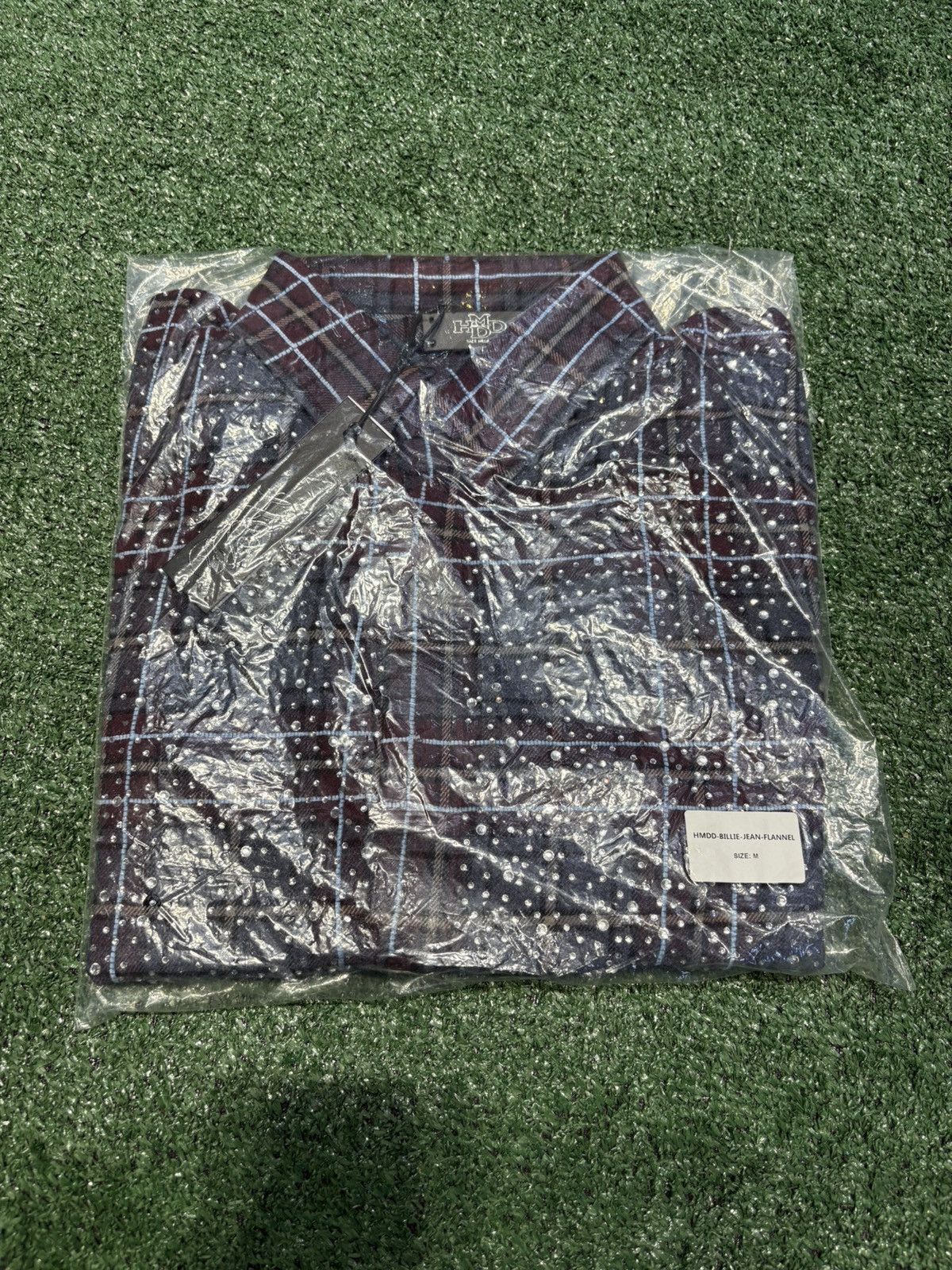 HMDD HMDD “DISCO” FLANNEL - SIZE MEDIUM - (NAVY/RED) Size US M / EU 48-50 / 2 - 4 Thumbnail