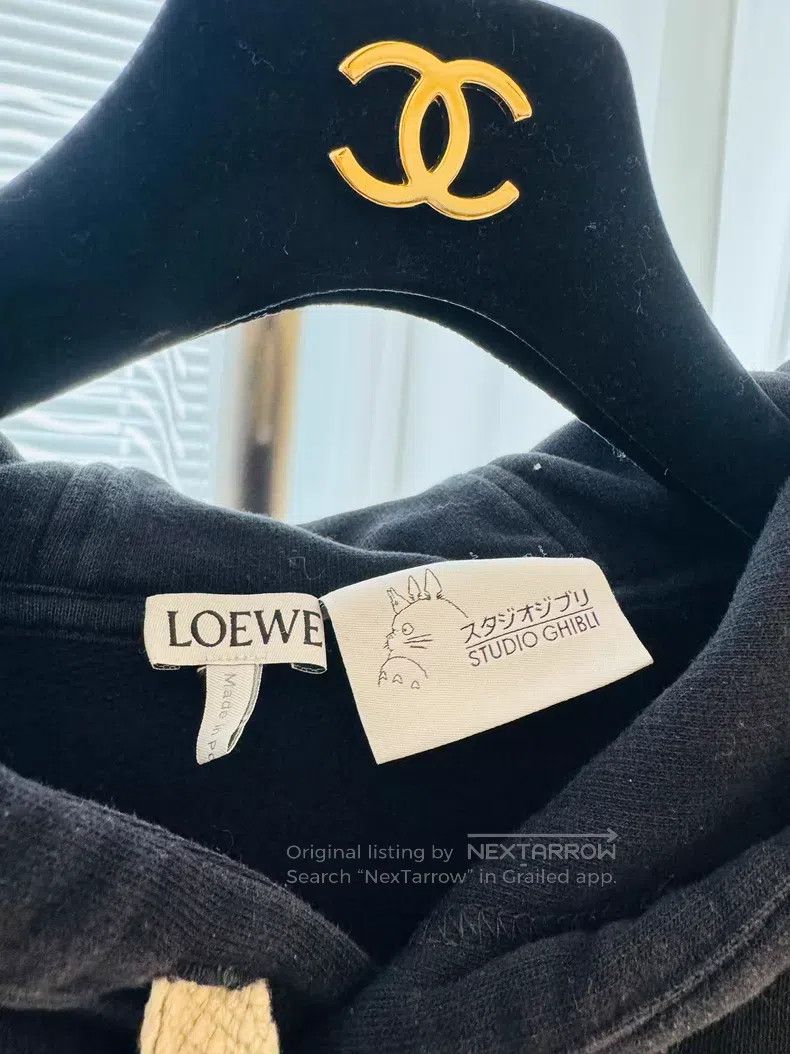 Loewe Loewe Black Hooded Sweatshirt Size XL / US 12-14 / IT 48-50 - 3 Thumbnail