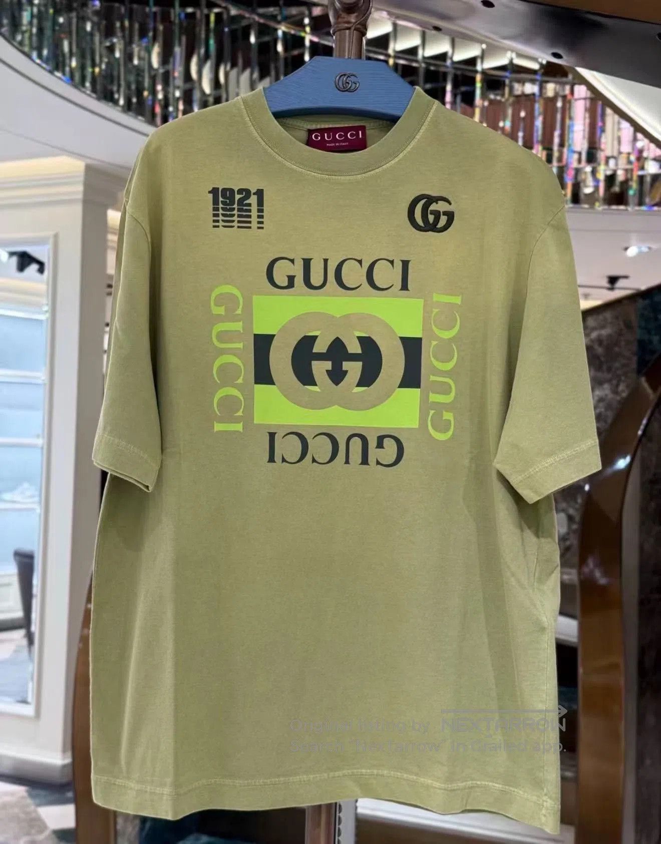 Gucci Gucci Green Gradient Double G Logo T. Size US S / EU 44-46 / 1 - 6 Thumbnail
