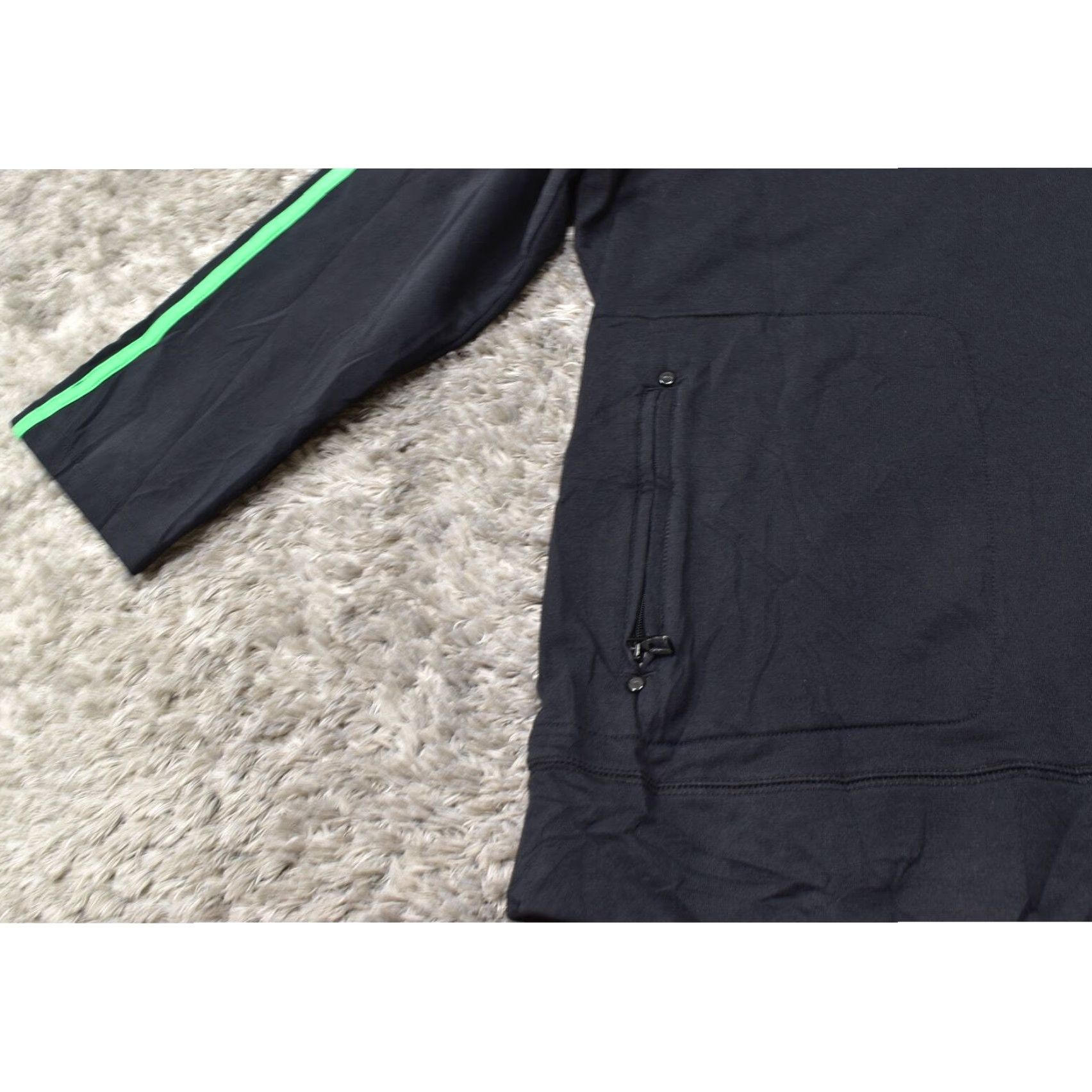 Vintage VINTAGE Lauren Ralph Lauren Women's Black Full Zip Athletic Jacket 3X Plus Cotton Blend Size XXL / US 16-18 / IT 52-54 - 6 Thumbnail
