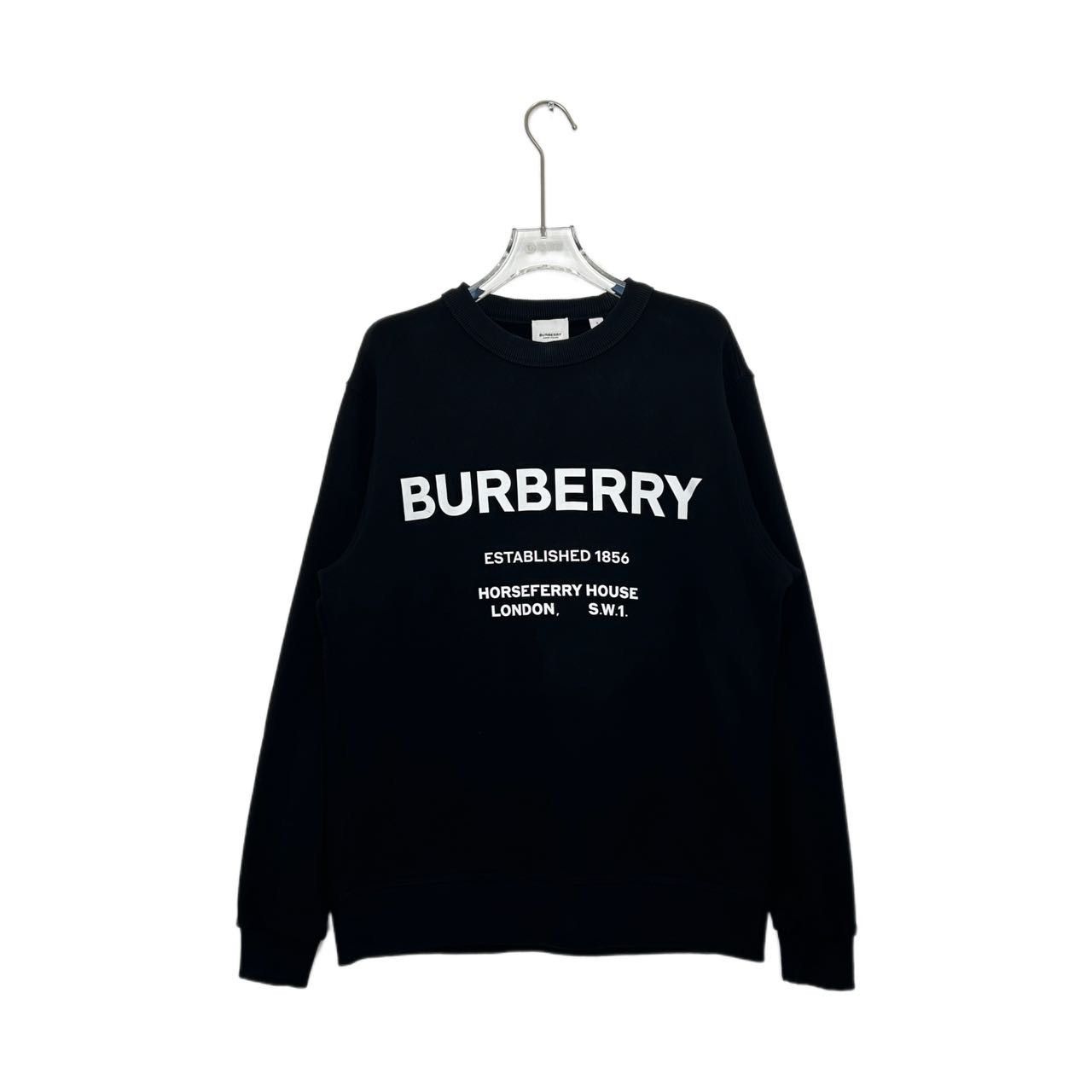 Burberry Burberry Logo Letter Printed Long Sleeve Sweatshirt K26WX Size US S / EU 44-46 / 1 - 1 Thumbnail