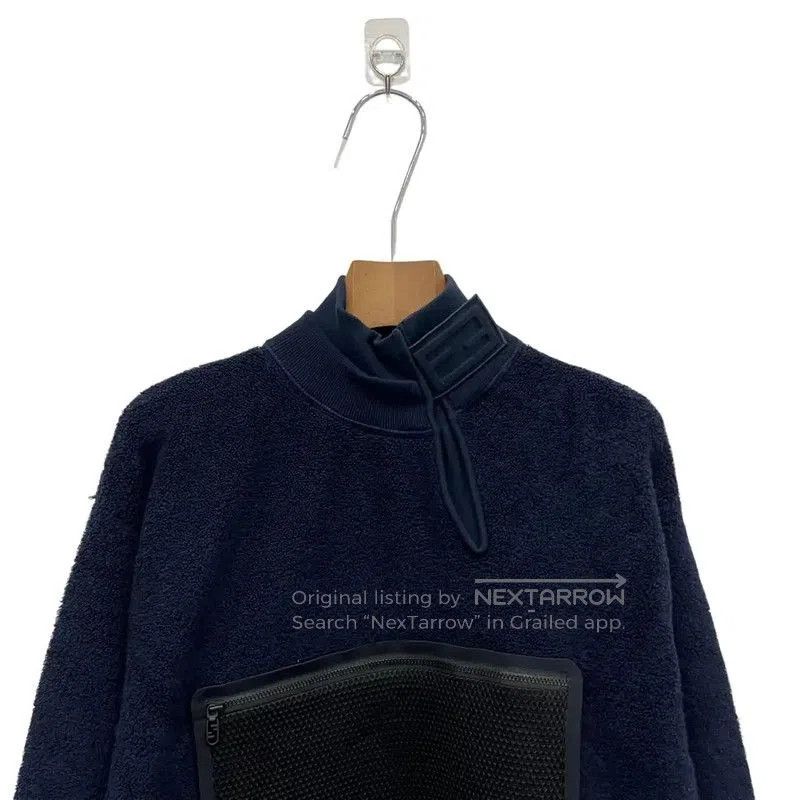 Fendi Fendi Women’s Navy Sweatshirt with Zipper Pocket . Size XXS / US 00 / IT 34 - 3 Thumbnail