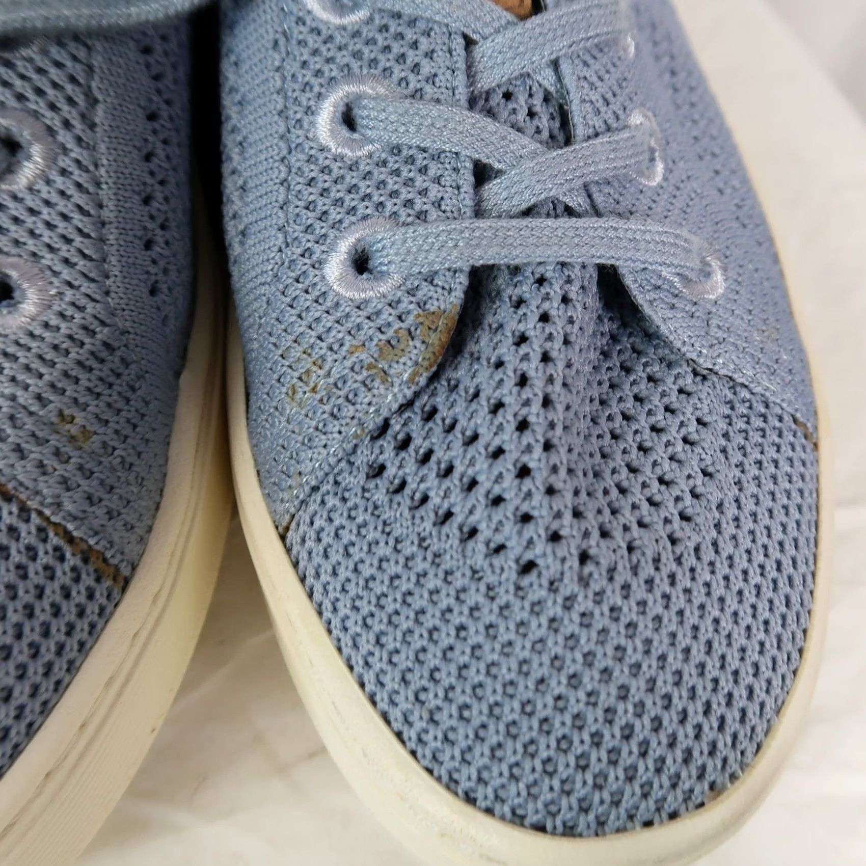Vintage Sofft Sneakers Women's 9 Casual Knit Cloud Blue Lace Up Shoes - Size 9 Womens, Casual, Spring Summer Fall Size US 9 / IT 39 - 6 Thumbnail