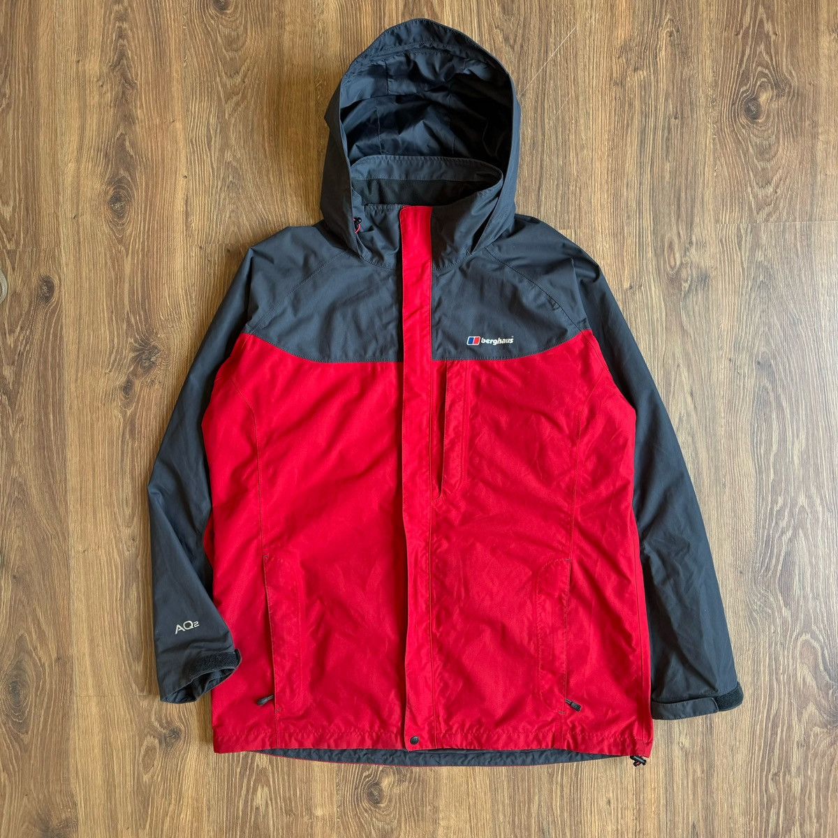 Berghaus Berghaus AQ2 Membrane Jacket Men’s Sz XL Black/Red Waterproof Size US XL / EU 56 / 4 - 1 Thumbnail