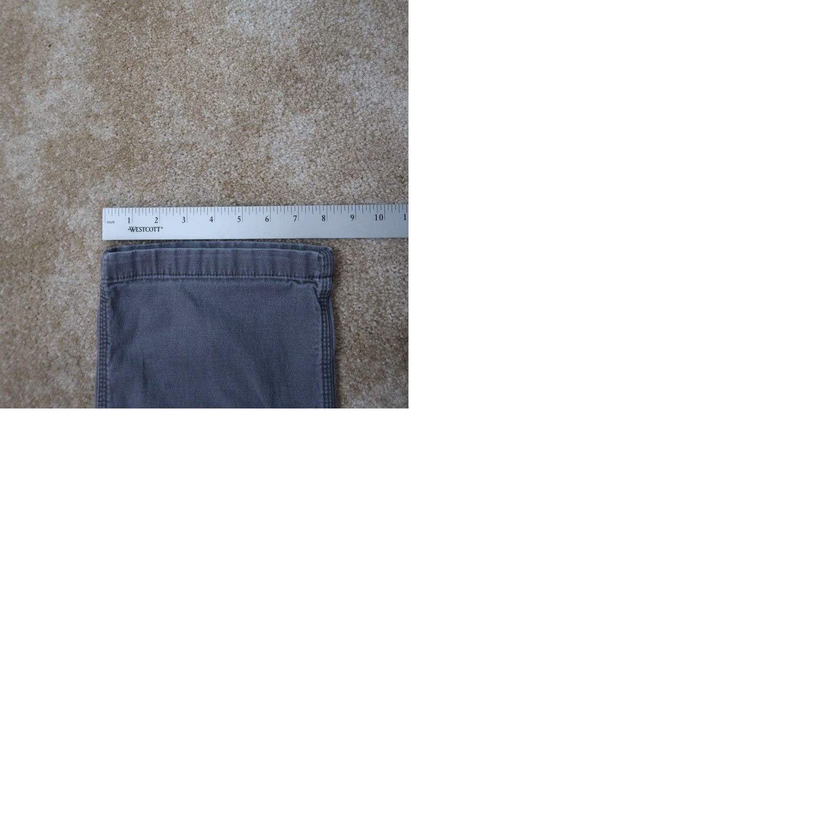 Carhartt VINTAGE Carhartt Relaxed Fit Pants Mens 38x34 Gray Distressed Workwear Straight Leg Size US 38 / EU 54 - 9 Thumbnail