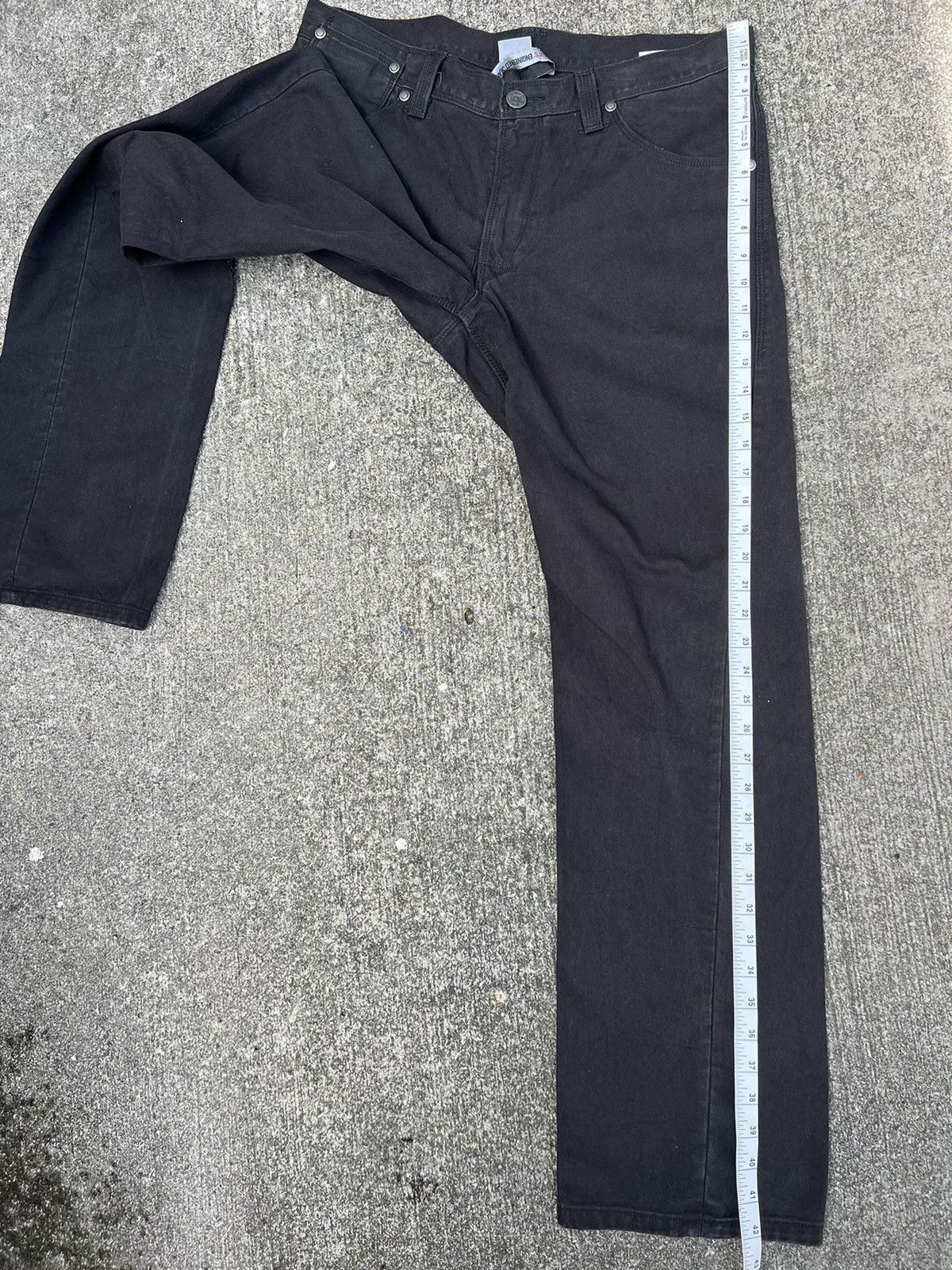 Levi's Vintage 2004 Levi’s Engineered Super Black Denim Jeans Size US 34 / EU 50 - 6 Thumbnail