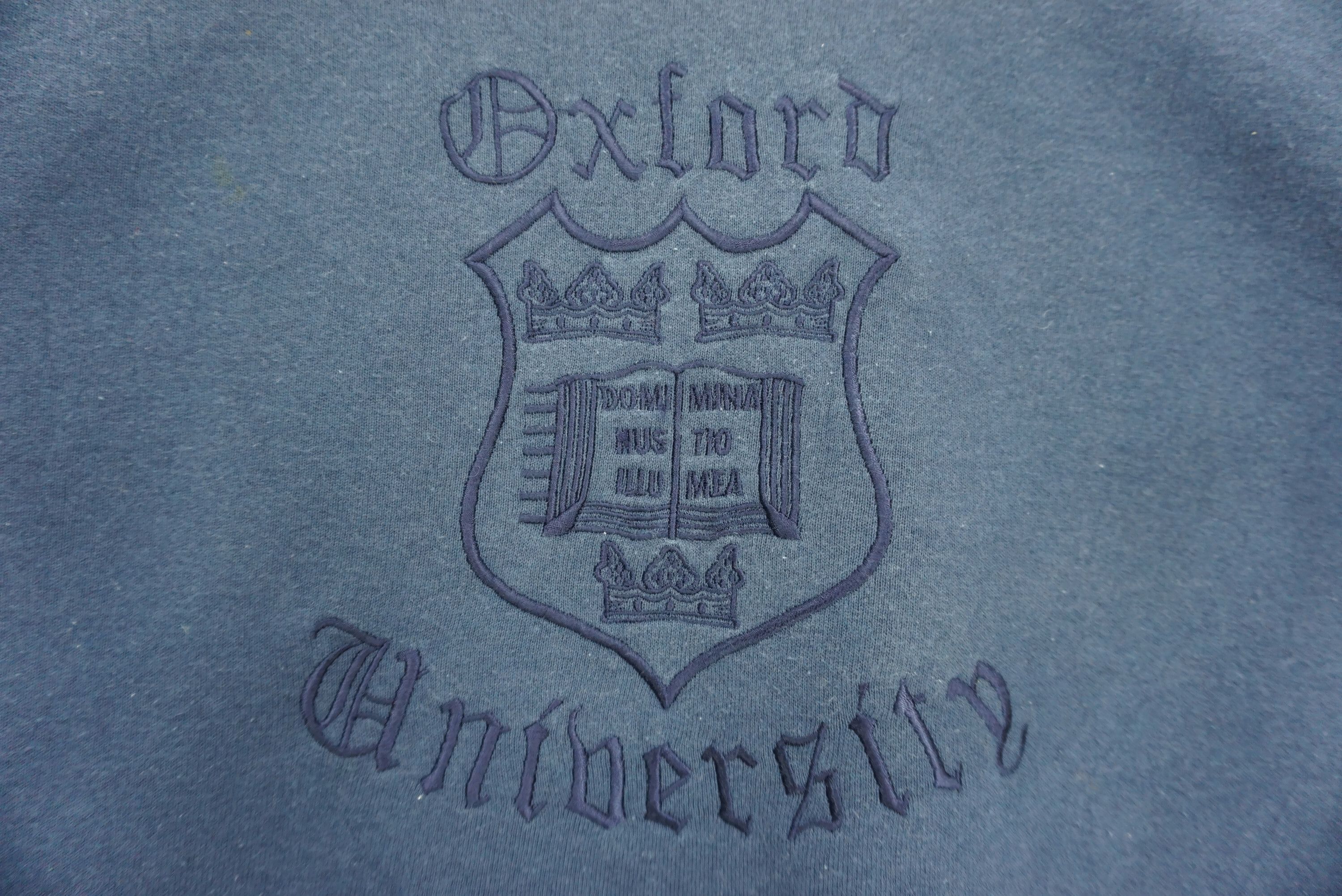 NCAA Vintage Oxford Screen Stars Sweatshirt Embroidered Crest Size US M / EU 48-50 / 2 - 4 Thumbnail