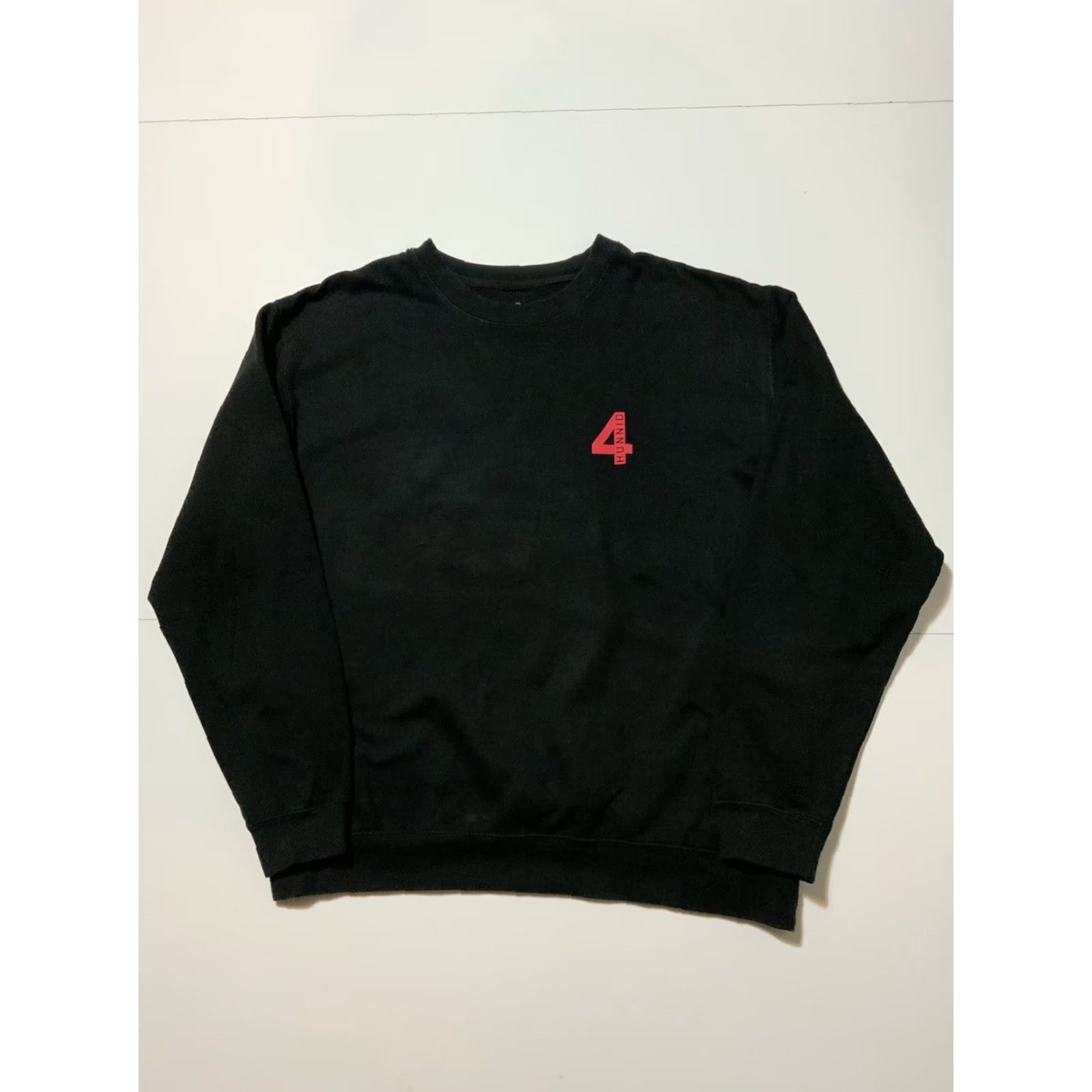 Alife YG 4 Hunnid New Years Resolution Get A Life Puff Print Crewneck Sweatshirt Sz. L Size US L / EU 52-54 / 3 - 2 Thumbnail