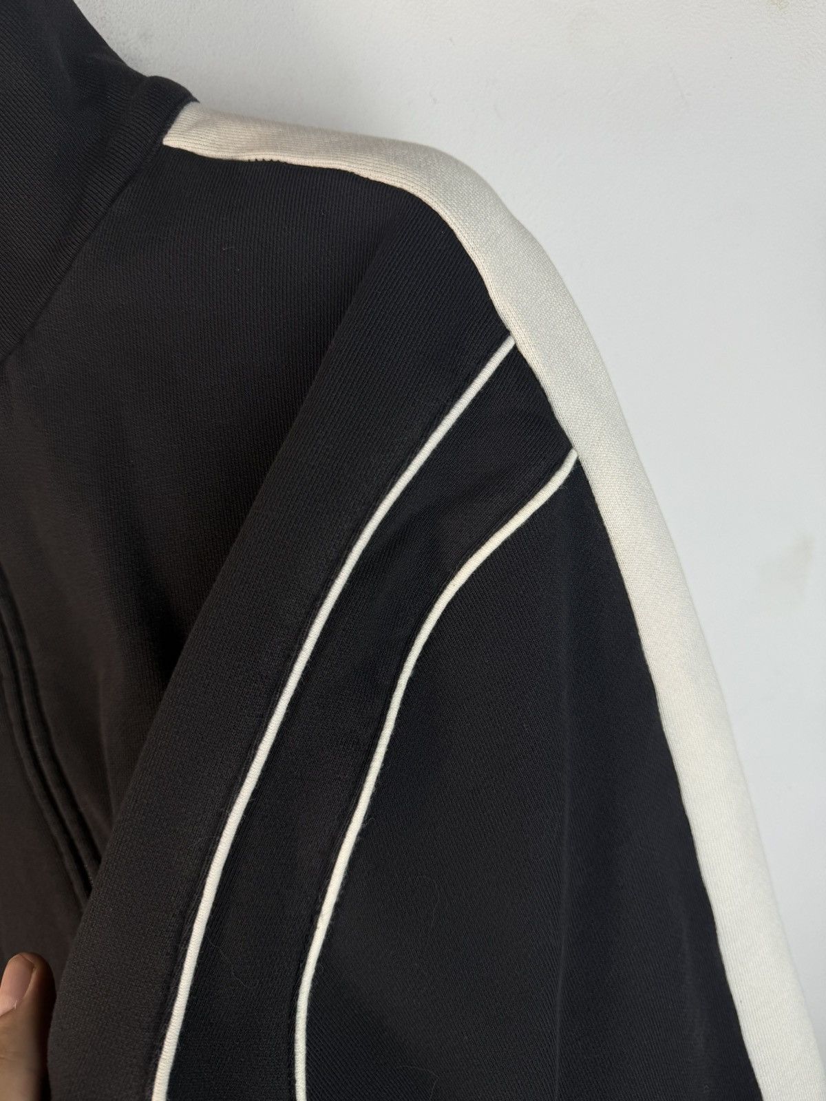 Yves Saint Laurent Black YSL Sweatshirt Zip Multilogo YSL Sweater YSL Jacket Size US XL / EU 56 / 4 - 15 Thumbnail