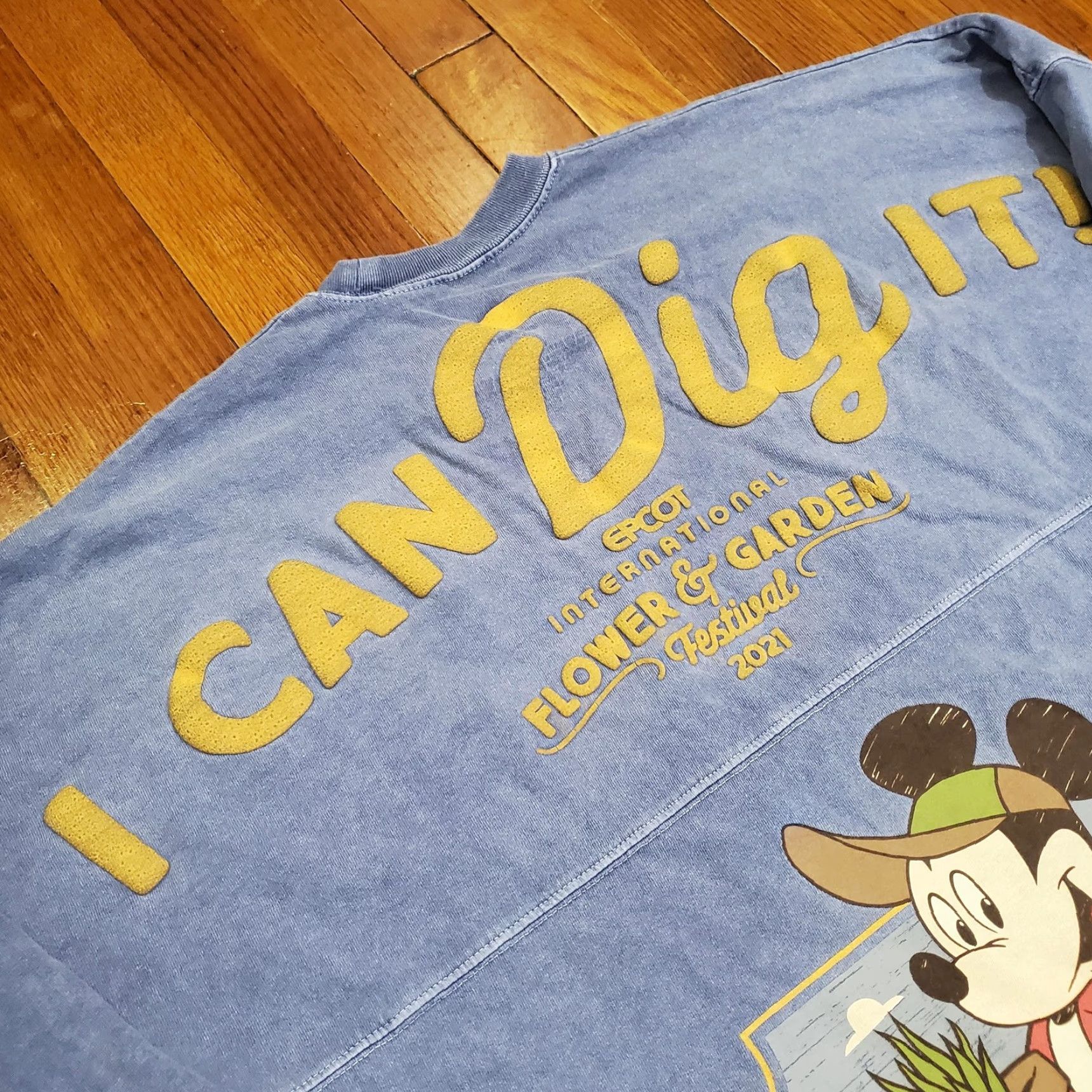 Disney VINTAGE: no — Disney Spirit Jersey Shirt Womens Small Blue Epcot Flower Garden 2021 Mickey Size S / US 4 / IT 40 - 5 Thumbnail