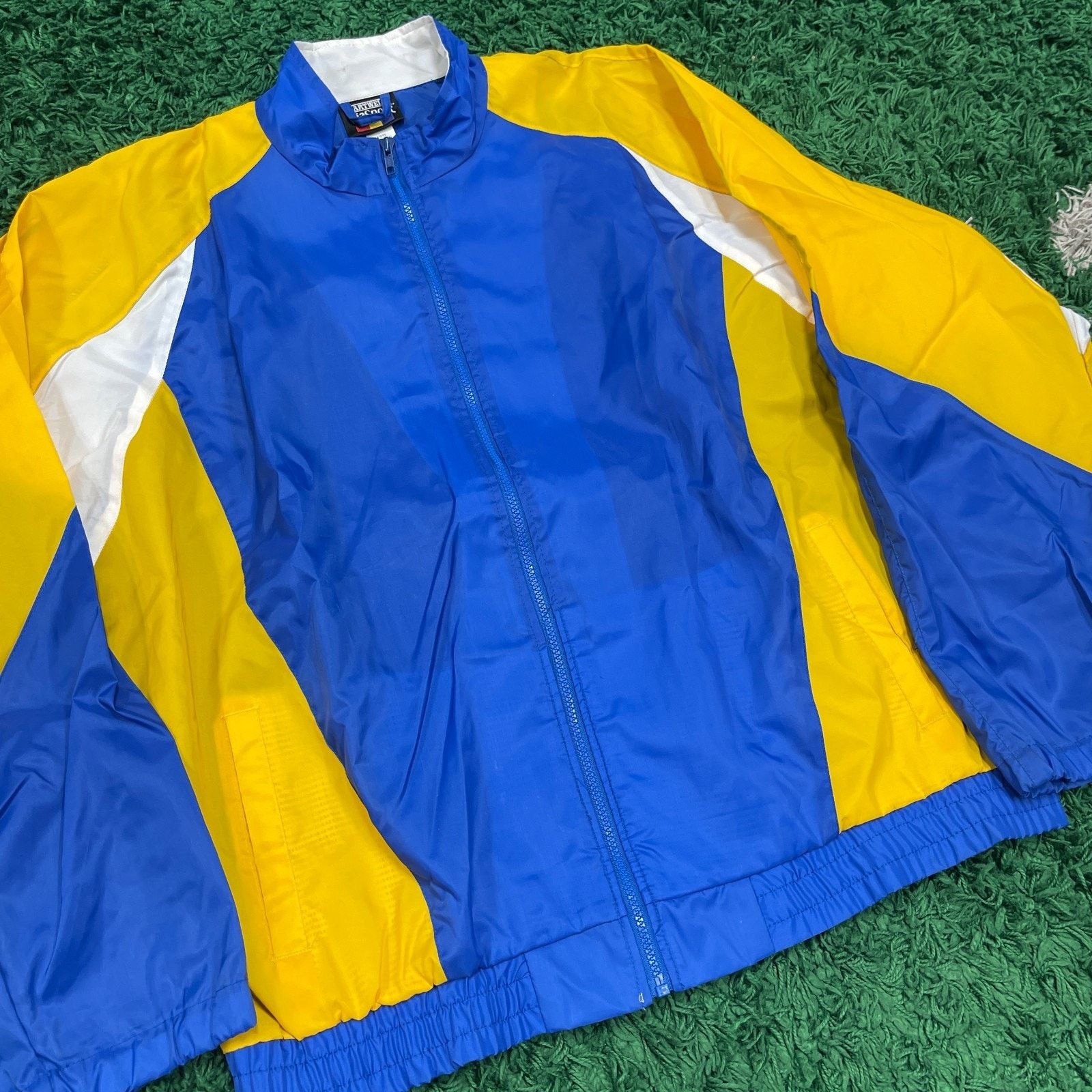 Vintage vintage Hartwell Viasport blue yellow white windbreaker XXL Size US XXL / EU 58 / 5 - 2 Thumbnail