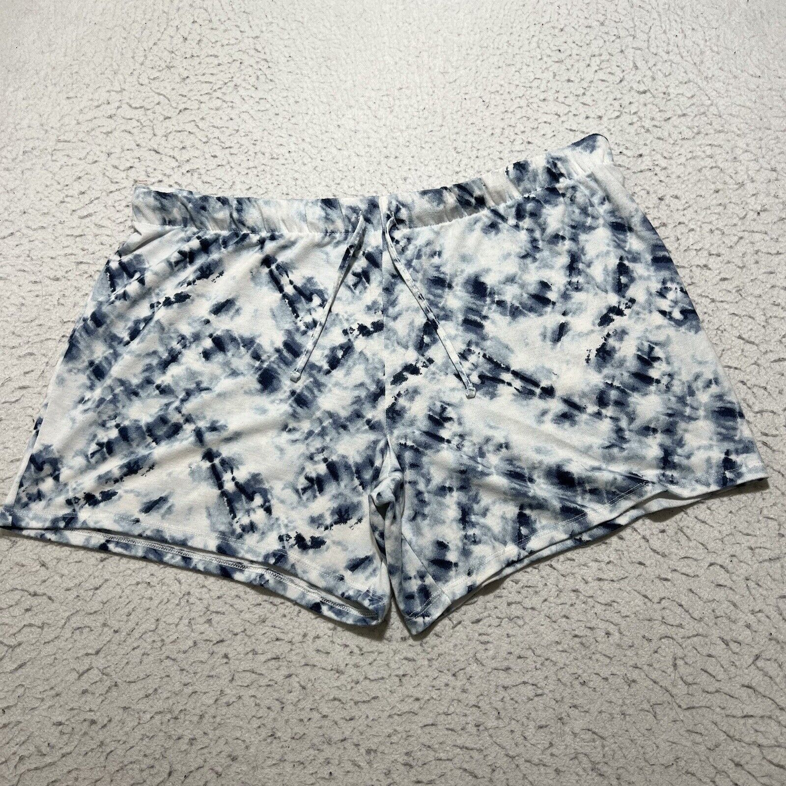 Lucky Brand Lucky Brand Sleep Shorts Light Blue Tie Dye Loungewear Size 38" / US 16 / IT 52 - 1 Thumbnail