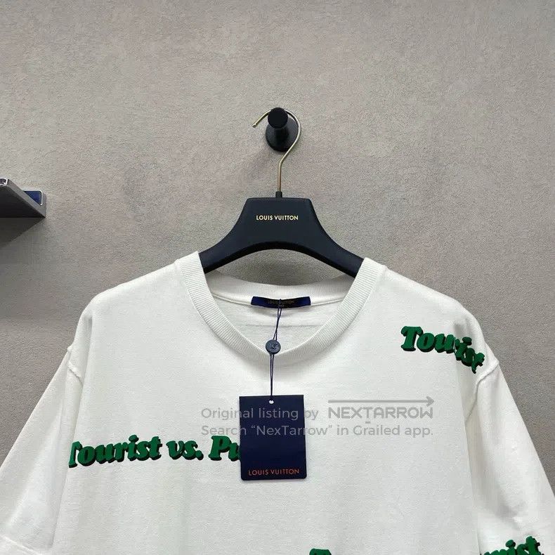 Louis Vuitton Louis Vuitton Letter printed white short sleeve Size US L / EU 52-54 / 3 - 4 Thumbnail