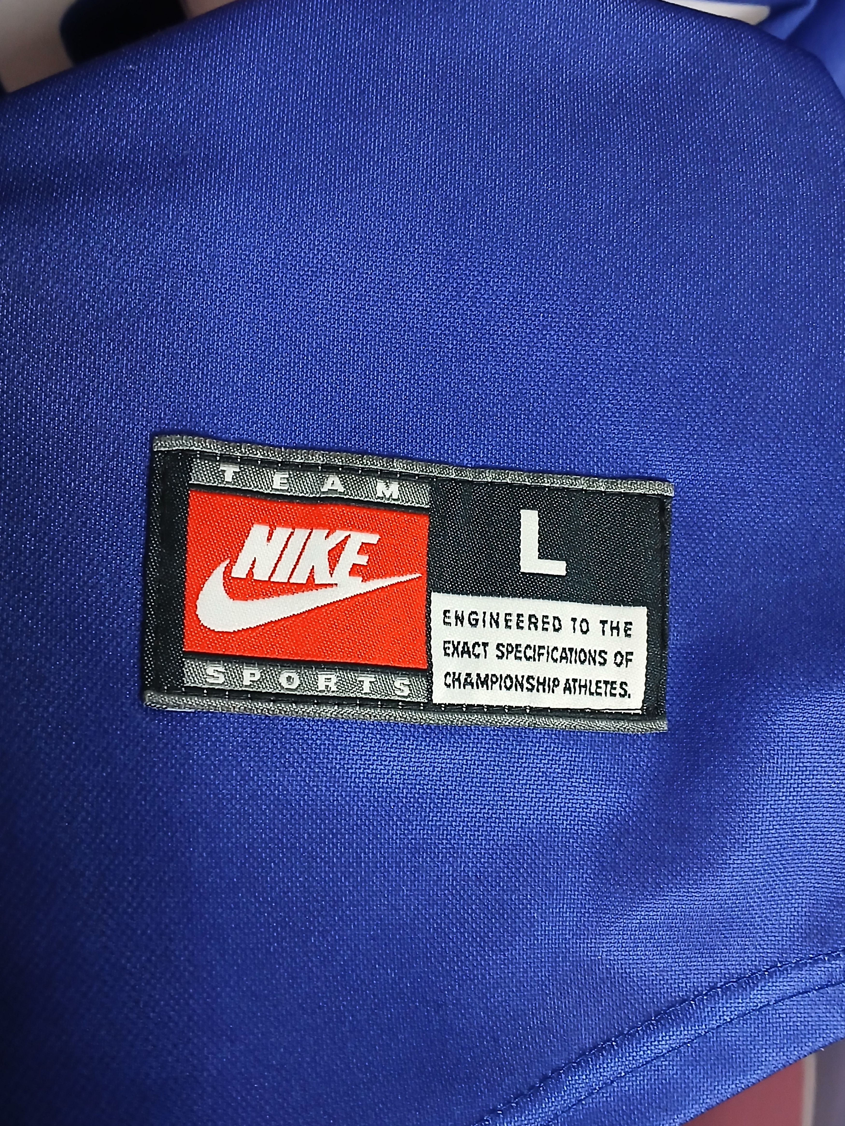 Nike × Vintage PSG Paris Saint Germain 1998/1999 Home Football Jersey Size US L / EU 52-54 / 3 - 7 Thumbnail