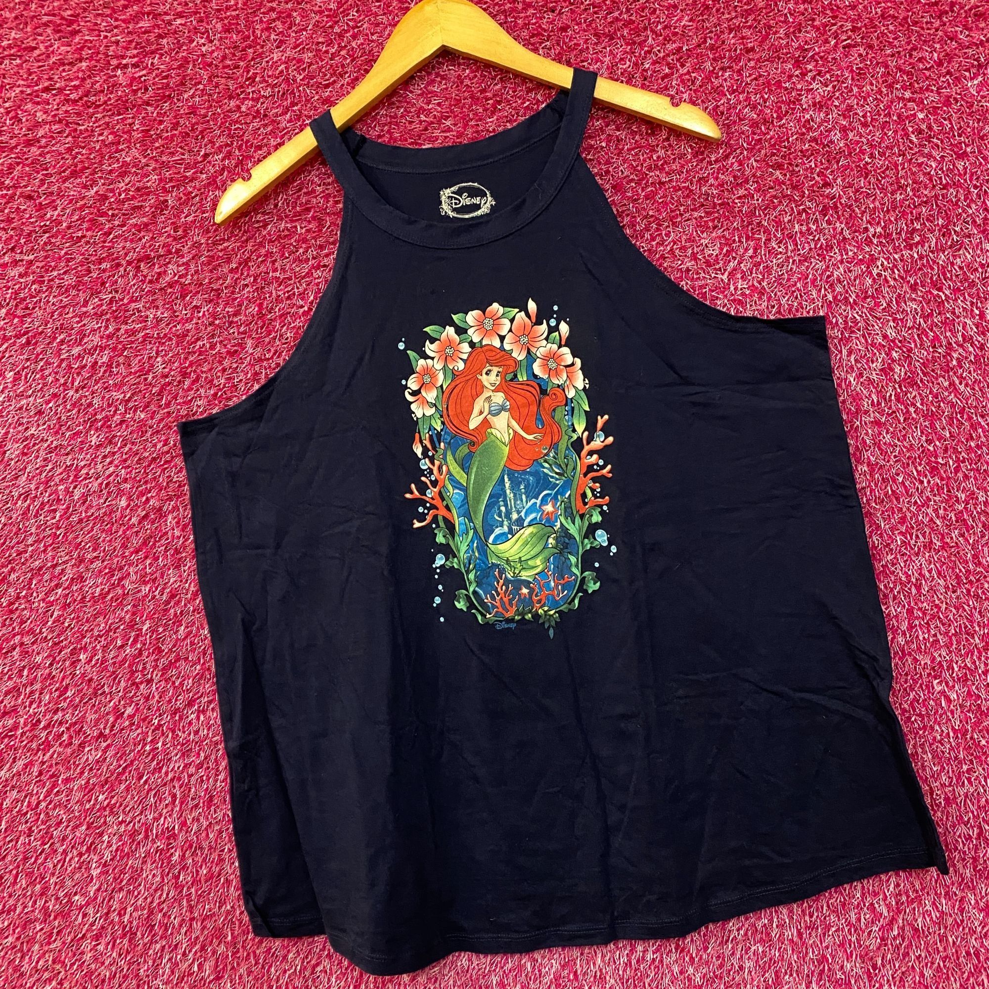 Disney Disney Ariel Flowers Tank Top size XL Size XL / US 12-14 / IT 48-50 - 2 Thumbnail