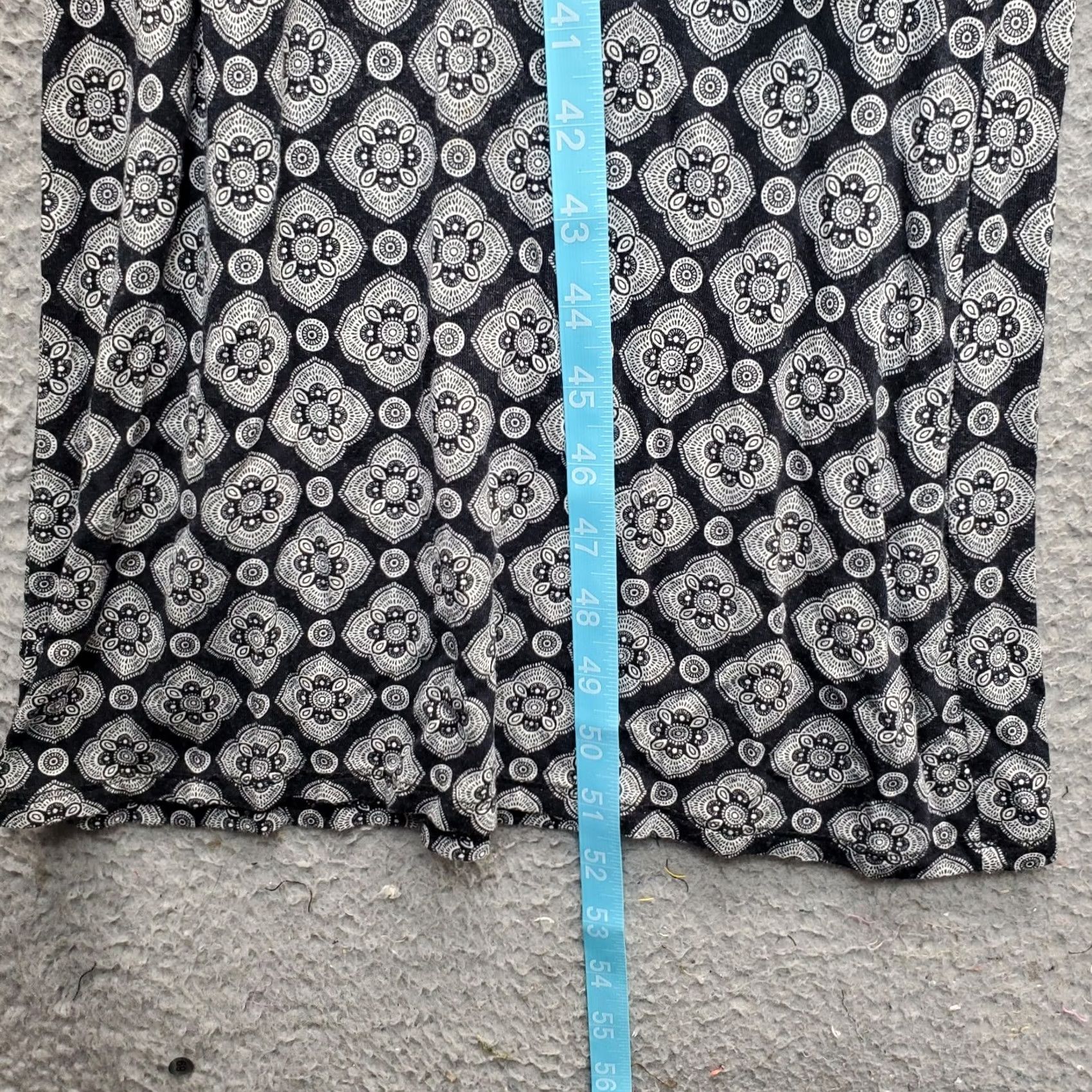 Madison Mercer & Madison Jumpsuit Womens S Multicolor Geometric Sleeveless Tie Waist Wide-Leg Size 28" / US 6 / IT 42 - 5 Thumbnail