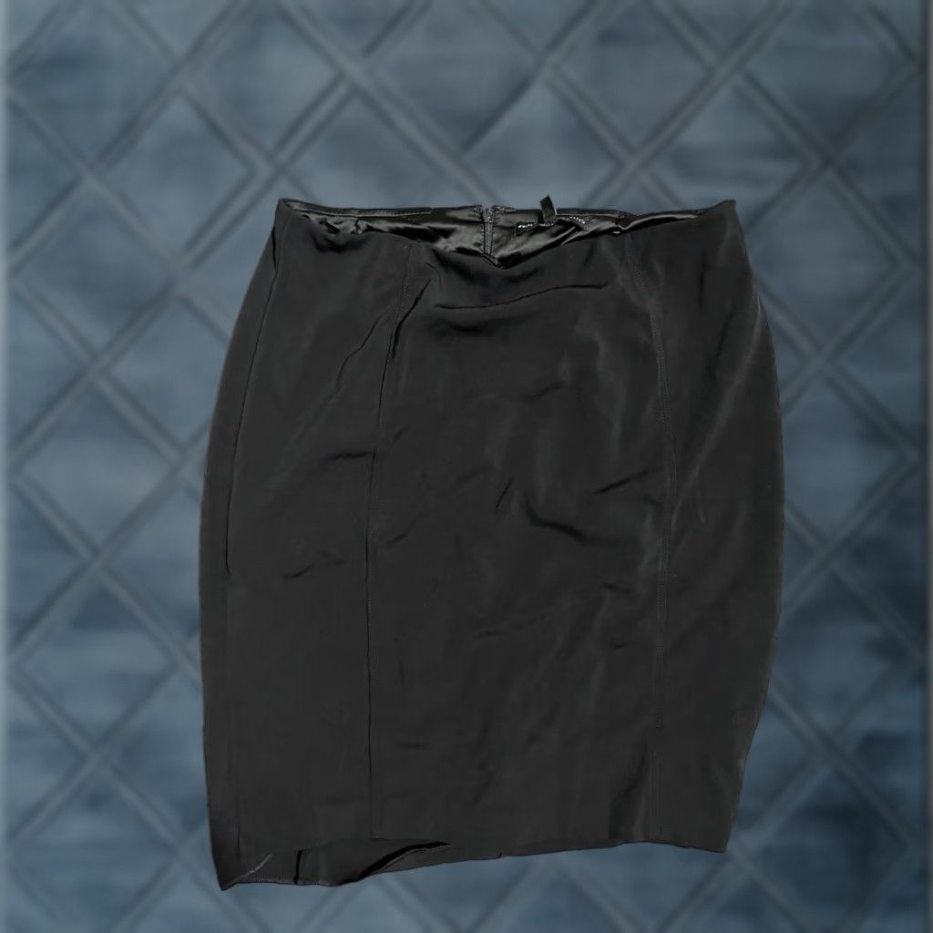 White House Black Market VINTAGE White House Black Market Women's Skirt Knee Length Pencil 14 Black Size 36" / US 14 / IT 50 - 1 Thumbnail