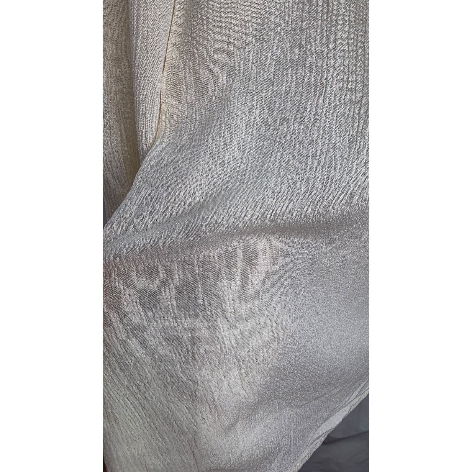 Other Sundance Cream Gauze Crochet Neckline Boho Peasant Top M Size M / US 6-8 / IT 42-44 - 8 Thumbnail