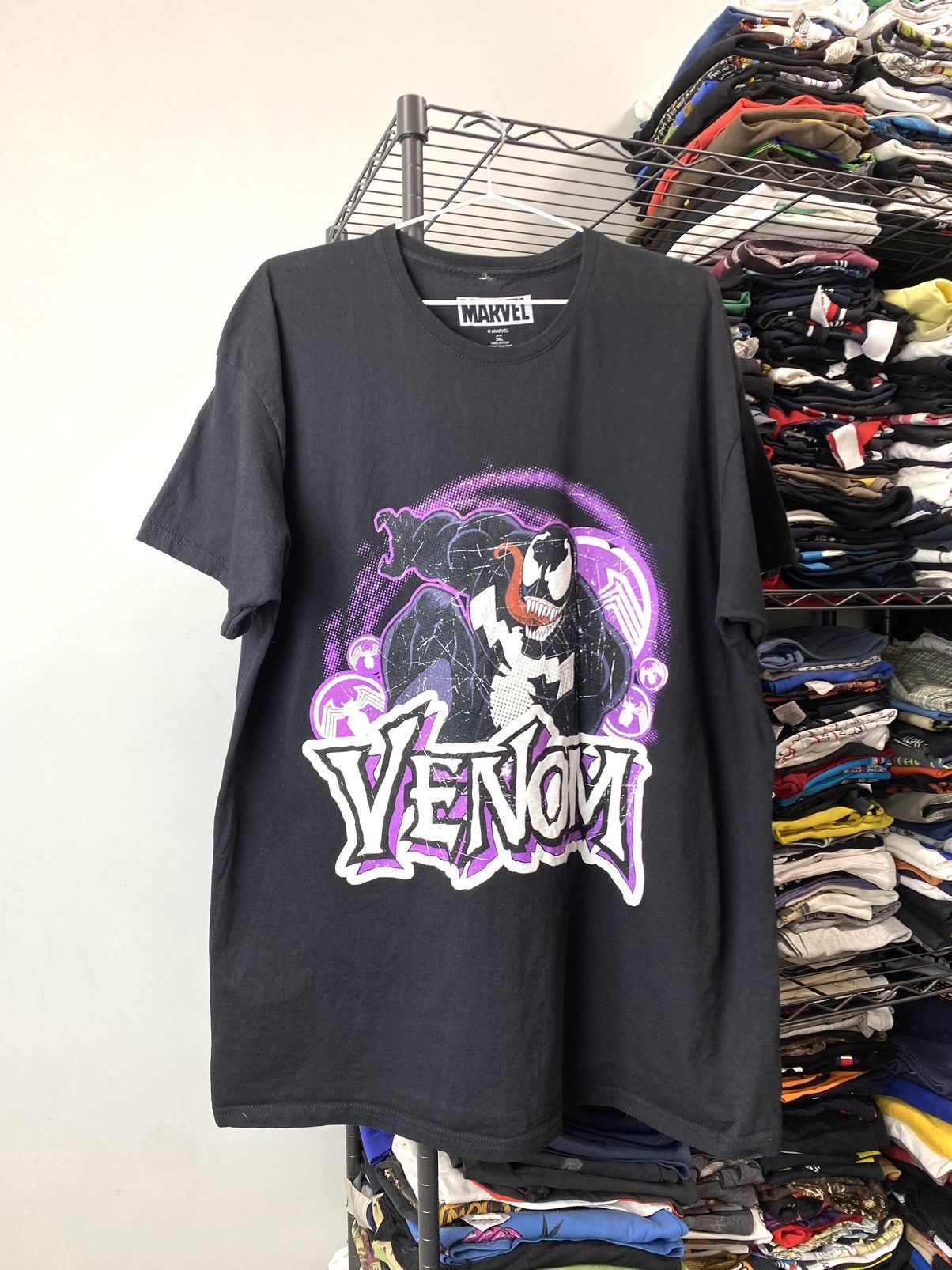 Marvel Comics 2000s Vintage Venom Horror by Marvel Comics T Shirt Batman Size US XXL / EU 58 / 5 - 1 Thumbnail