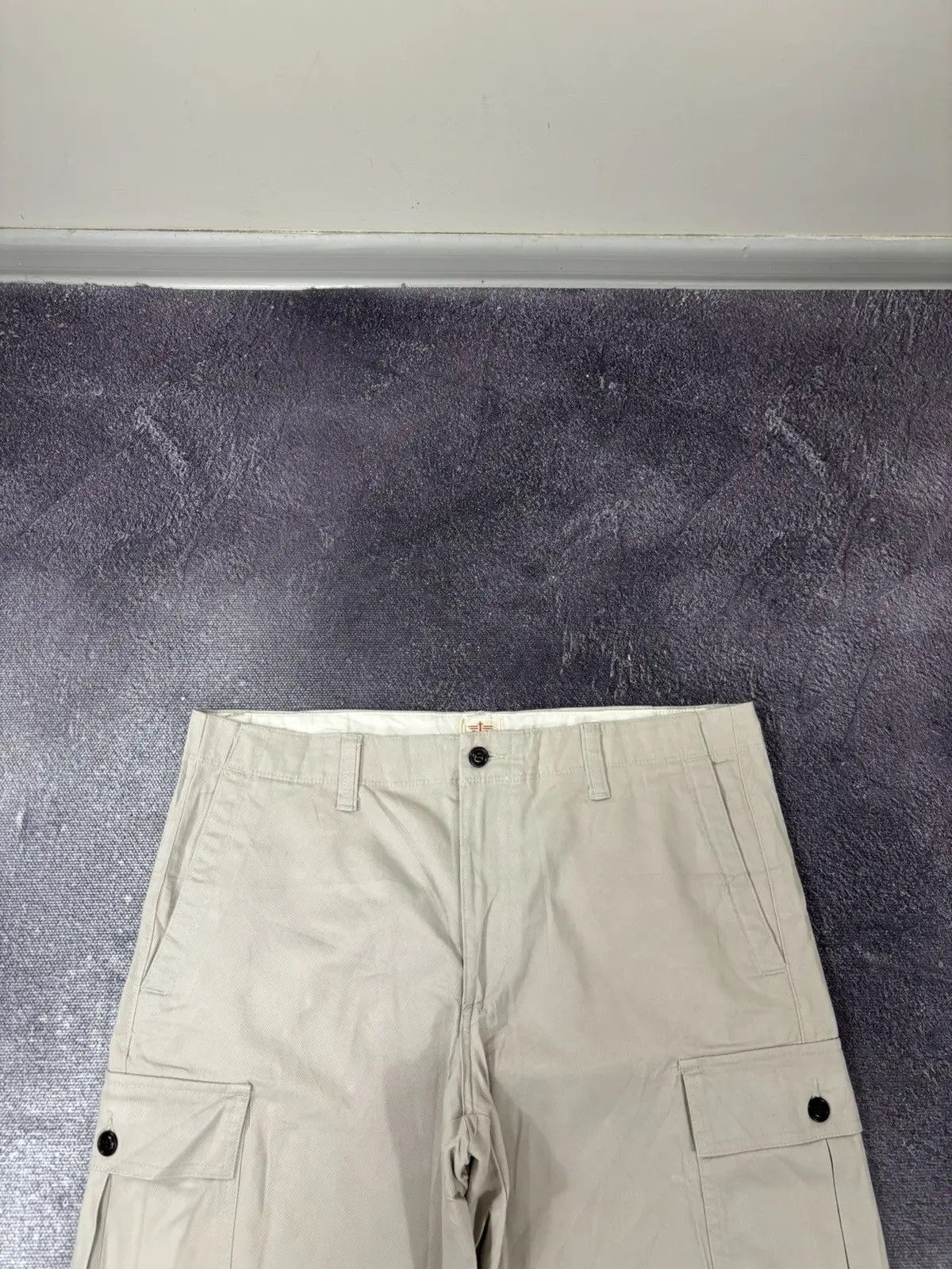 Dockers × Vintage Vintage Dockers Y2K Military Casual Hype Baggy Cargo Shorts Size US 36 / EU 52 - 10 Thumbnail