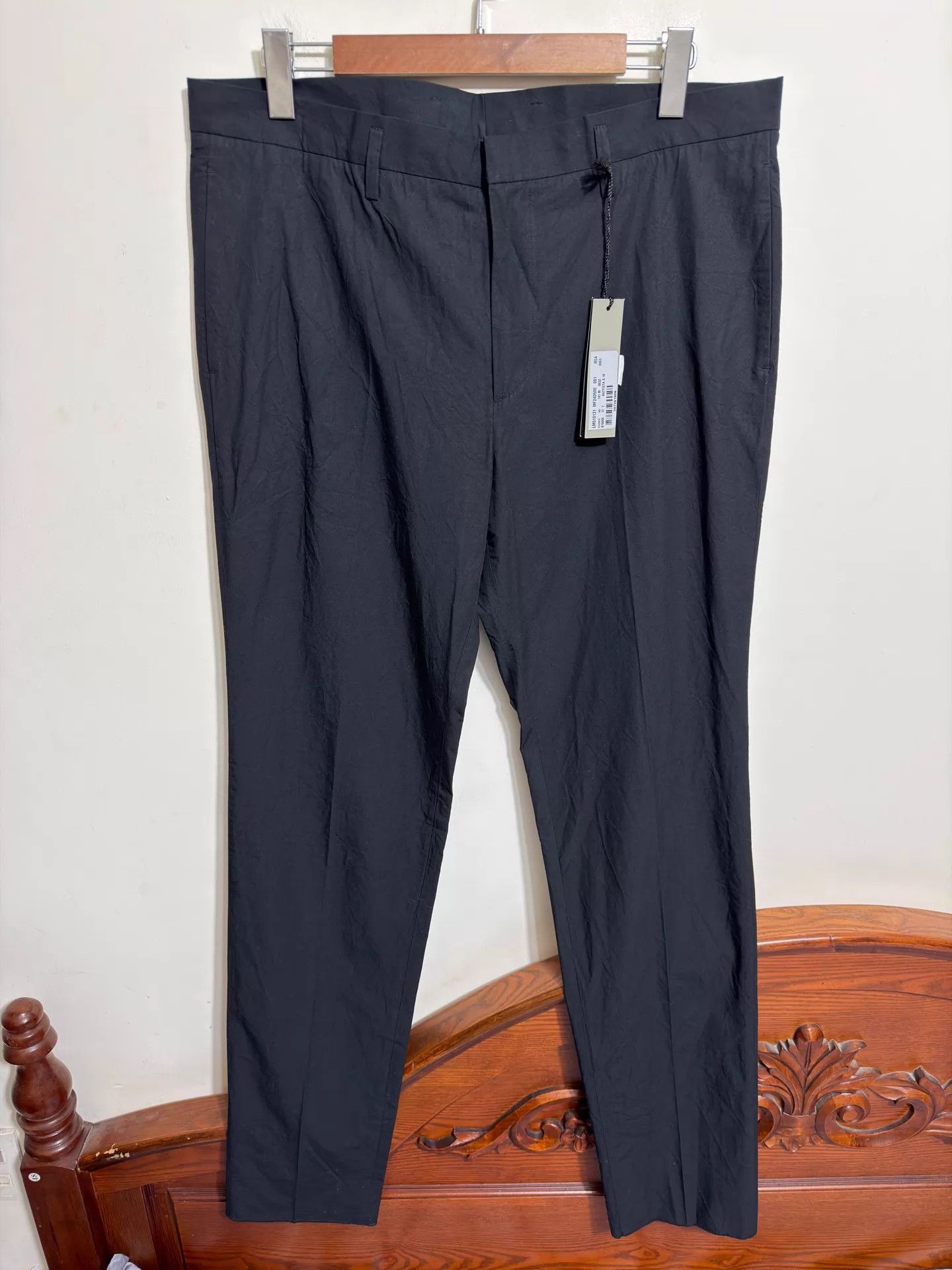 Jil Sander Jil Sander Pleated Trousers Black 52/54 Size US 38 / EU 54 - 1 Thumbnail
