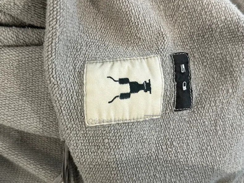 Rick Owens RICK OWENS size L Ribbon gray drawstring joggers with drop Size US 27 - 7 Thumbnail
