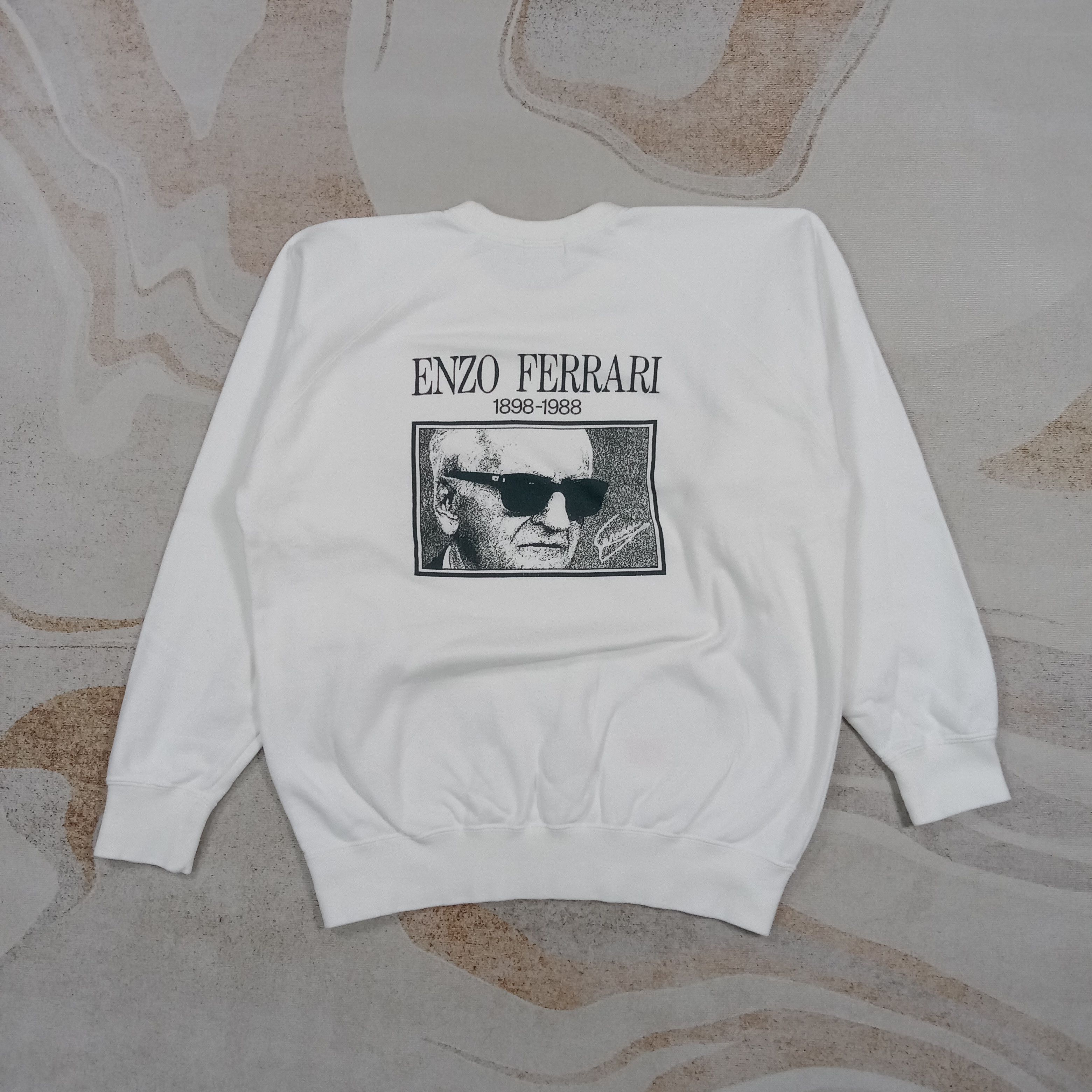 Ferrari Enzo Ferrari Tribute 90's Racing Sweatshirt C292N26 Size US M / EU 48-50 / 2 - 1 Thumbnail