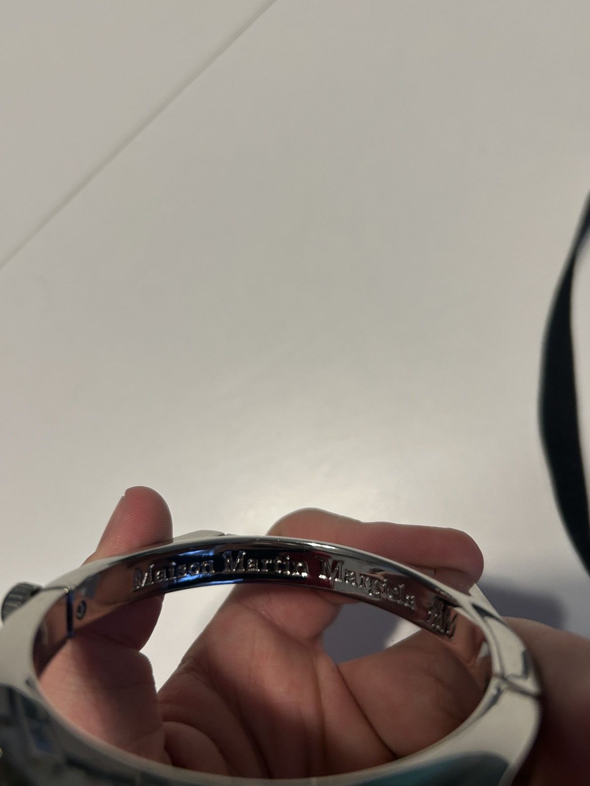 Maison Margiela Maison margiela h&m AW09/10 enlarged silver watch bracelet Size ONE SIZE - 4 Thumbnail