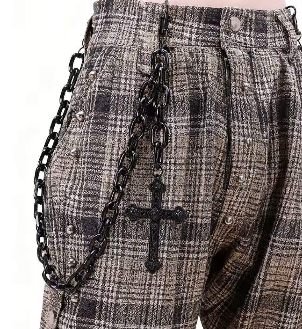 Japanese Brand Cross Pendant Hip Hop Waist Chain Single Layer Size ONE SIZE - 1 Thumbnail