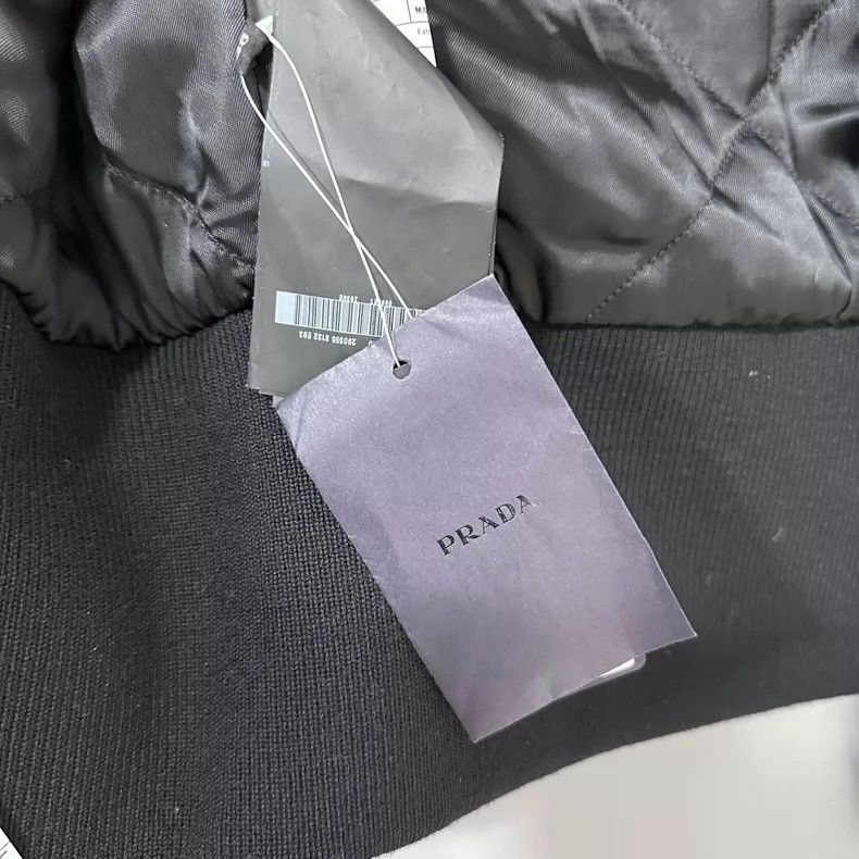 Prada Prada Size 38 Black short zipper cotton jacket 2502-Nexta Size US XS / EU 42 / 0 - 4 Thumbnail