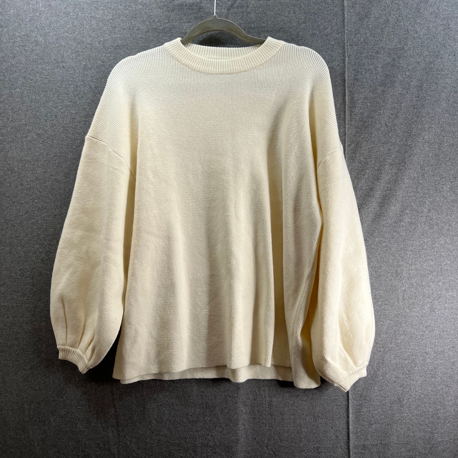 Other Lulu's Sweater Womens Size XS Ivory Knitted Pullover Size XS / US 0-2 / IT 36-38 - 1 Thumbnail
