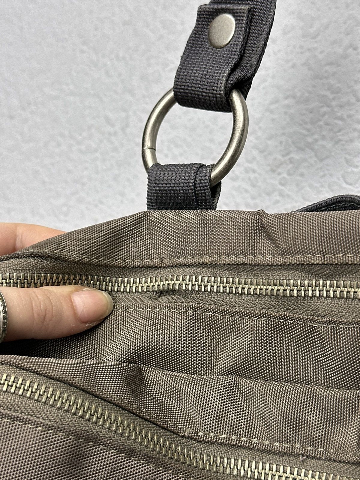 Genuine Leather Japanese GGL bag vintage Avantgarde streetwear style Size ONE SIZE - 10 Thumbnail