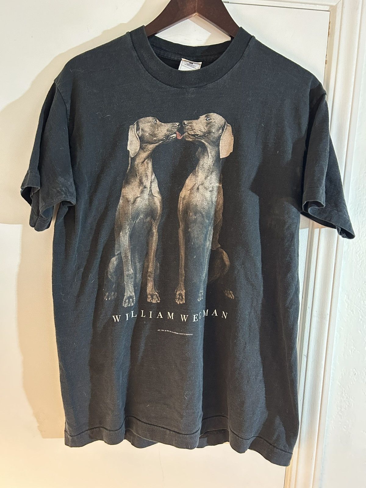 Vintage Willam Wegman Weimaraner 90s Size US L / EU 52-54 / 3 - 1 Thumbnail