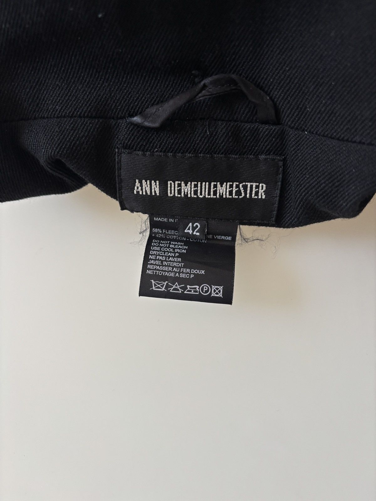 Ann Demeulemeester Ann Demeulemeester AW03 Asymmetrical Fencing Jacket Size US S / EU 44-46 / 1 - 15 Thumbnail