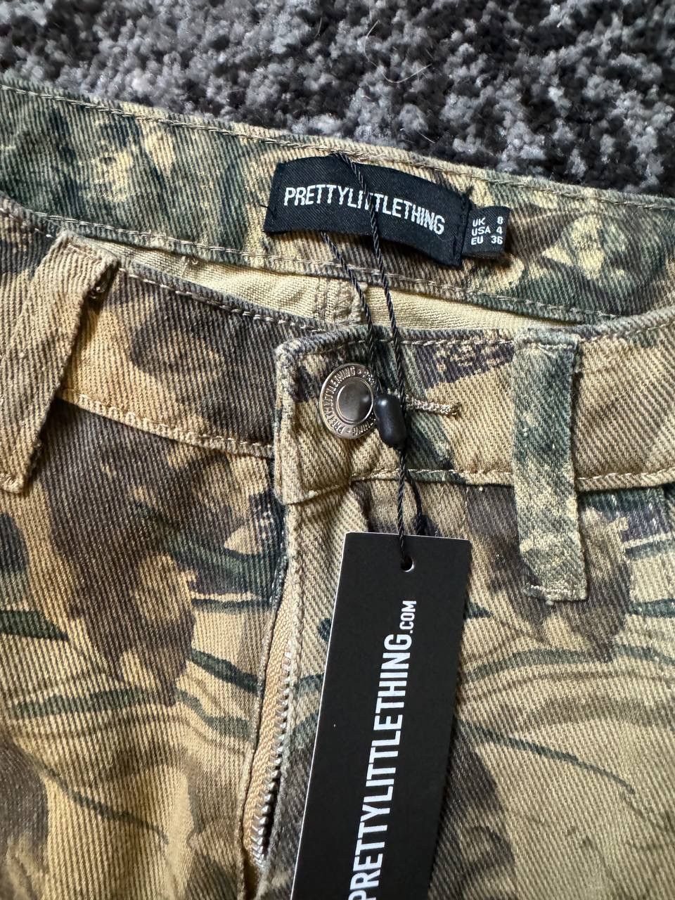 Other Military Y2k Multipocket Real Three Camo Plt Pants Size 26" / US 2 / IT 38 - 5 Thumbnail