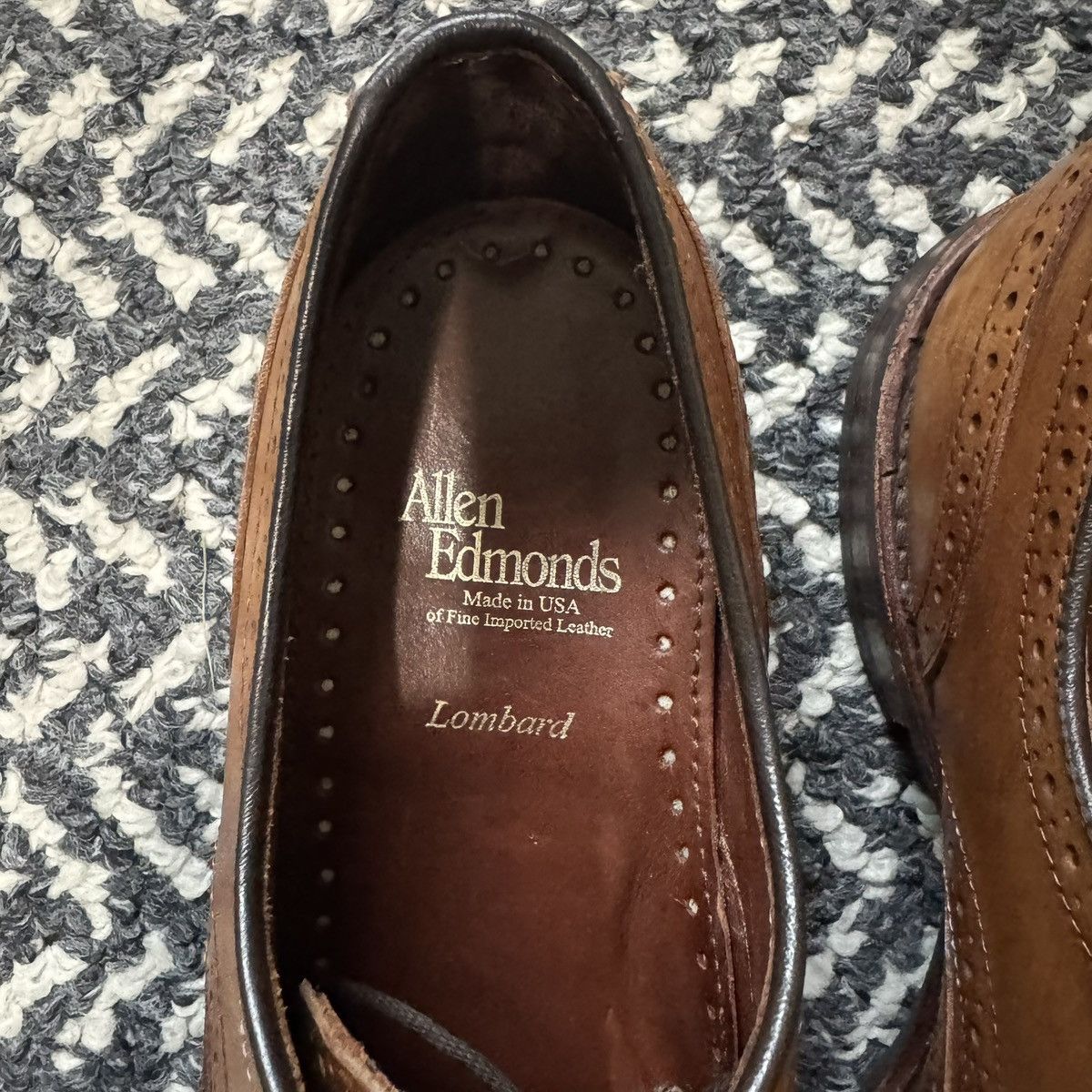 Allen Edmonds Allen Edmonds Lombard Wingtip in Walnut Size US 8.5 / EU 41-42 - 6 Thumbnail