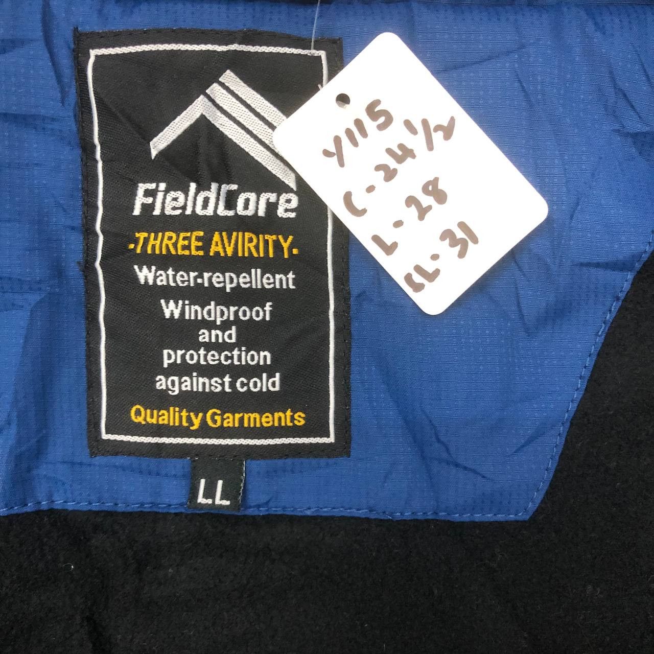 Japanese Brand Y115. JAPAN FIELDCORE WATER & WINDPROOF WHEATHER JACKET Size US XL / EU 56 / 4 - 12 Thumbnail