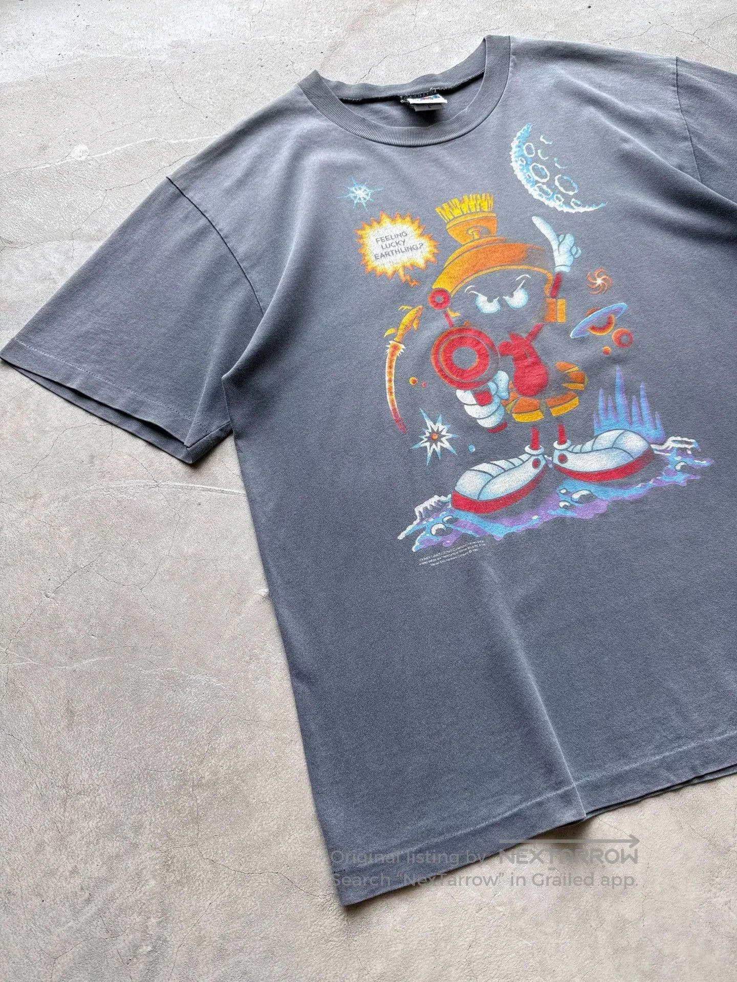 Vintage Vintage 90s Marvin The Martian T. Size US L / EU 52-54 / 3 - 3 Thumbnail