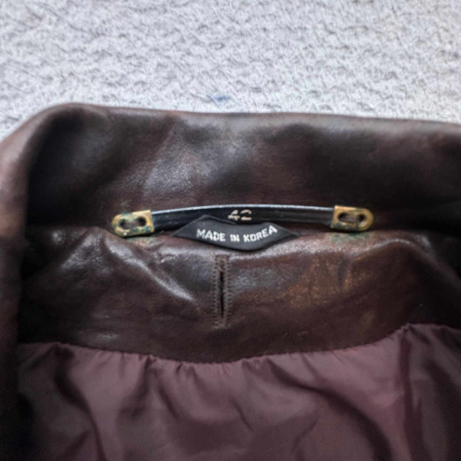 Other VTG J Walden Thermolite Bomber Aviator Leather Jacket Large Size US L / EU 52-54 / 3 - 14 Thumbnail