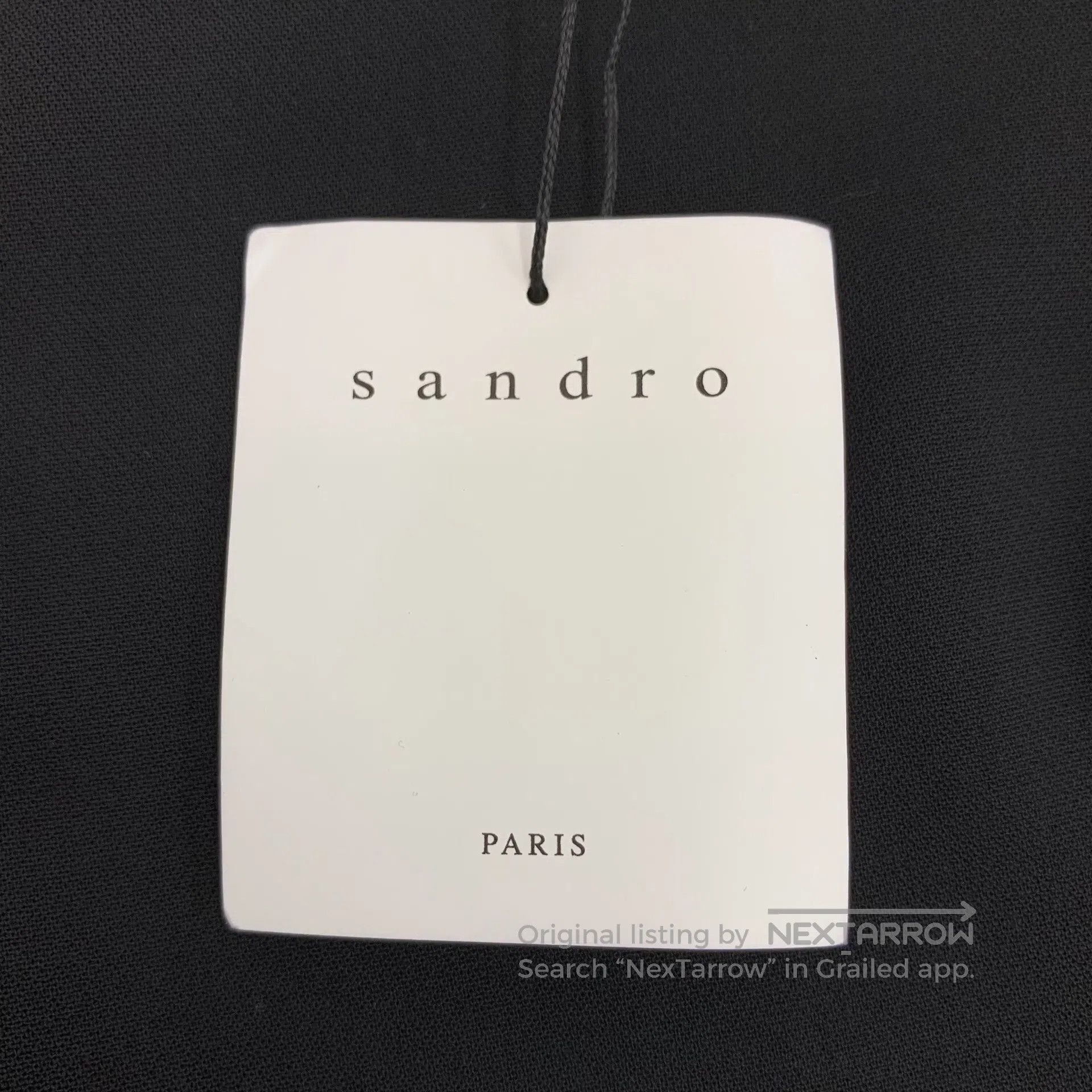Sandro SANDRO Black Lace Collar Long Sleeve Dress| Size S / US 4 / IT 40 - 7 Thumbnail