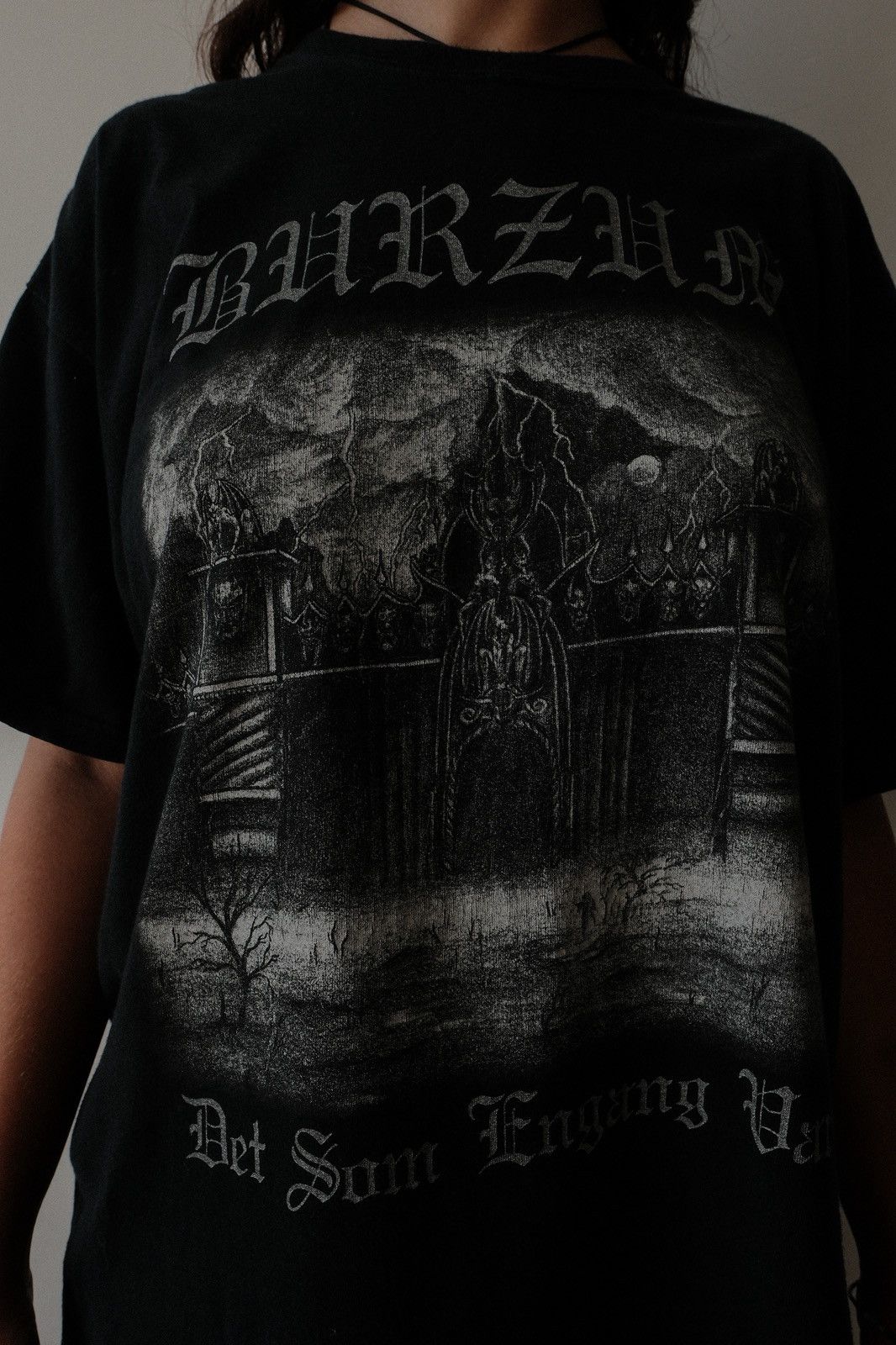 Vintage Burzum Det Som Engang Var tee Size US XL / EU 56 / 4 - 4 Thumbnail