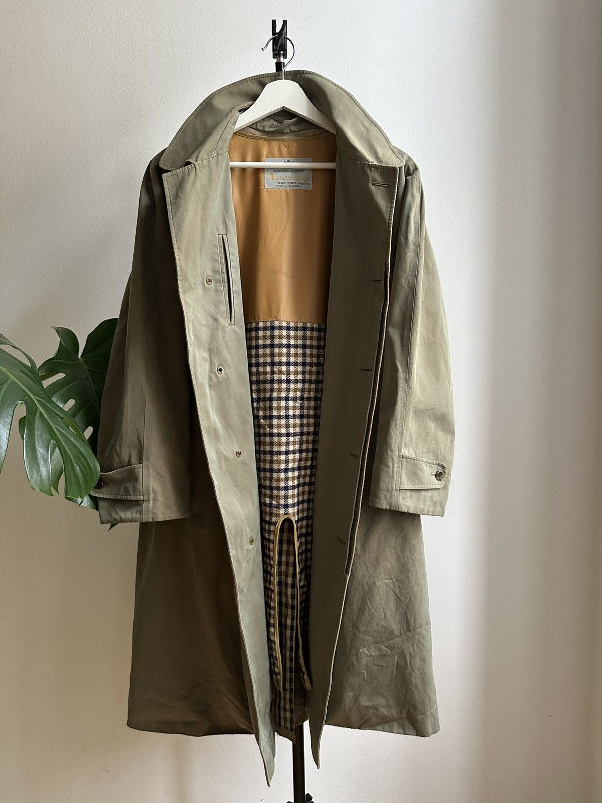 Aquascutum Aquascutum Vintage 80s 2/1 Rare Luxury Trench Coat Size US S / EU 44-46 / 1 - 13 Thumbnail