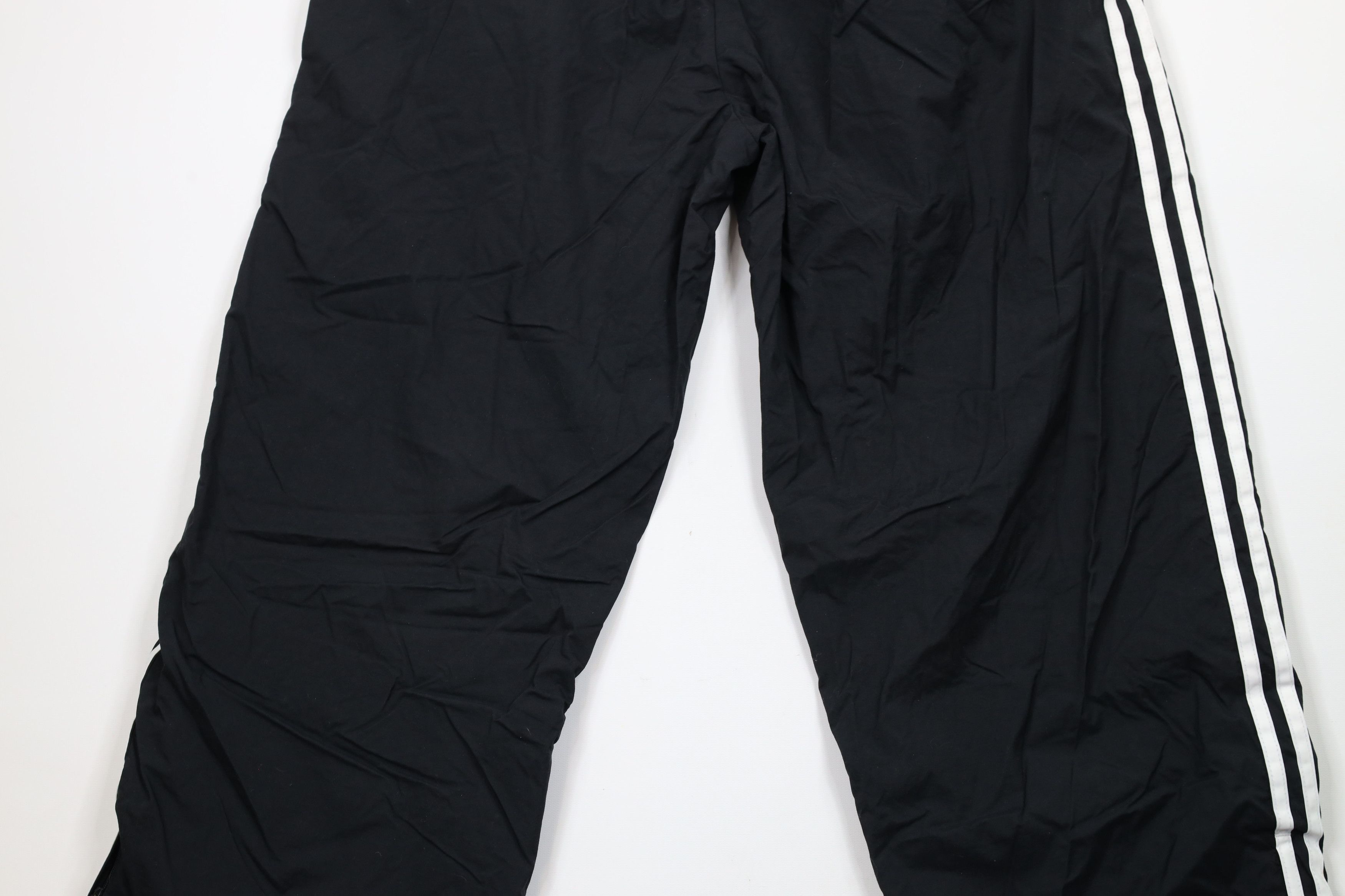 Adidas × Vintage Vintage Y2K 2001 Adidas Lined Wide Leg Windbreaker Pants Size US 36 / EU 52 - 12 Thumbnail
