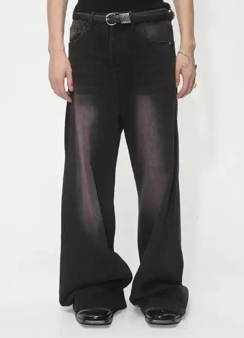 image of Trend Men Baggy Jeans in Grey (Size 28)