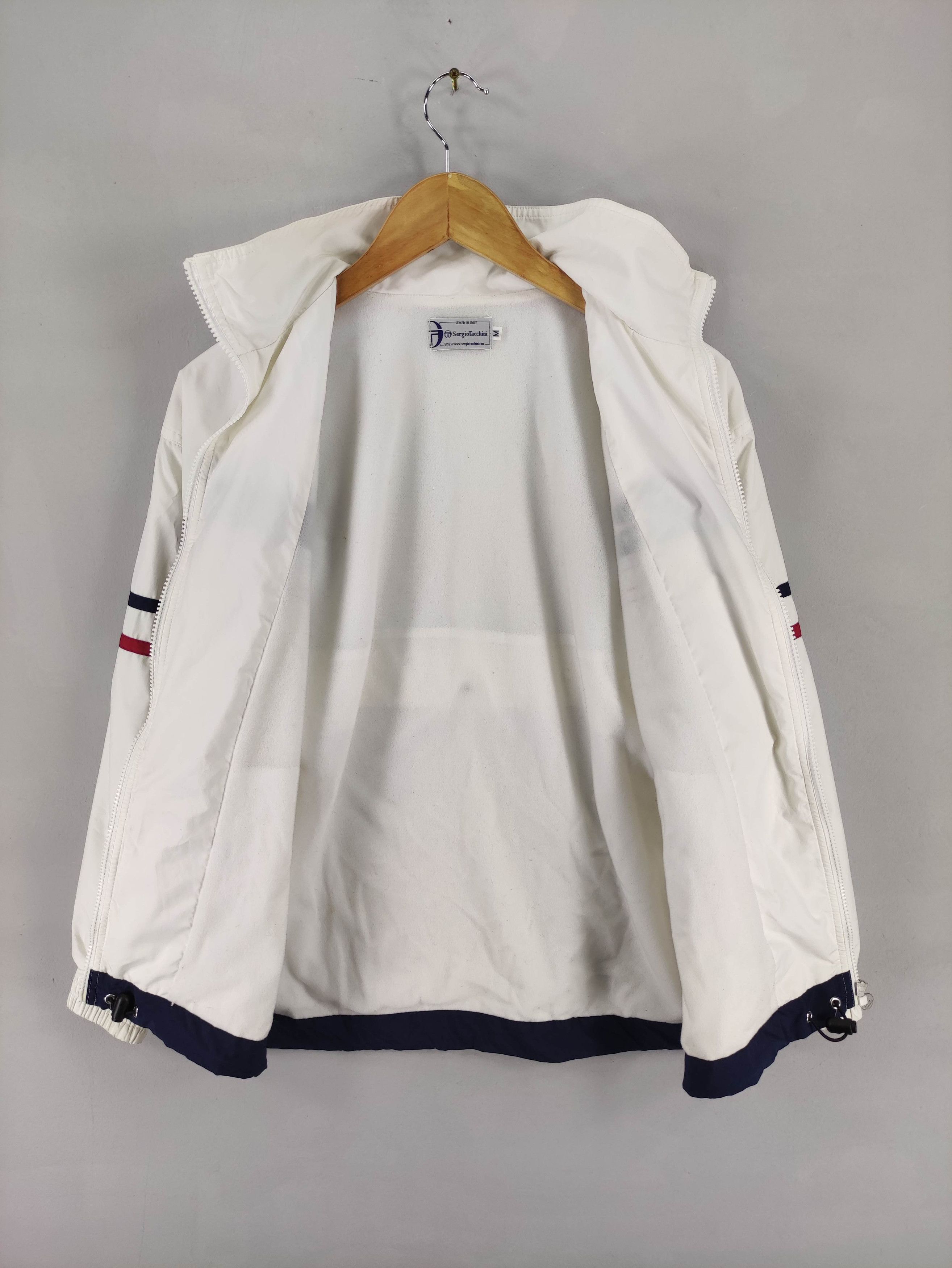 Sergio Tacchini Vintage Sergio Tacchini Sport Windbreaker Jacket Zipper Size US M / EU 48-50 / 2 - 6 Thumbnail