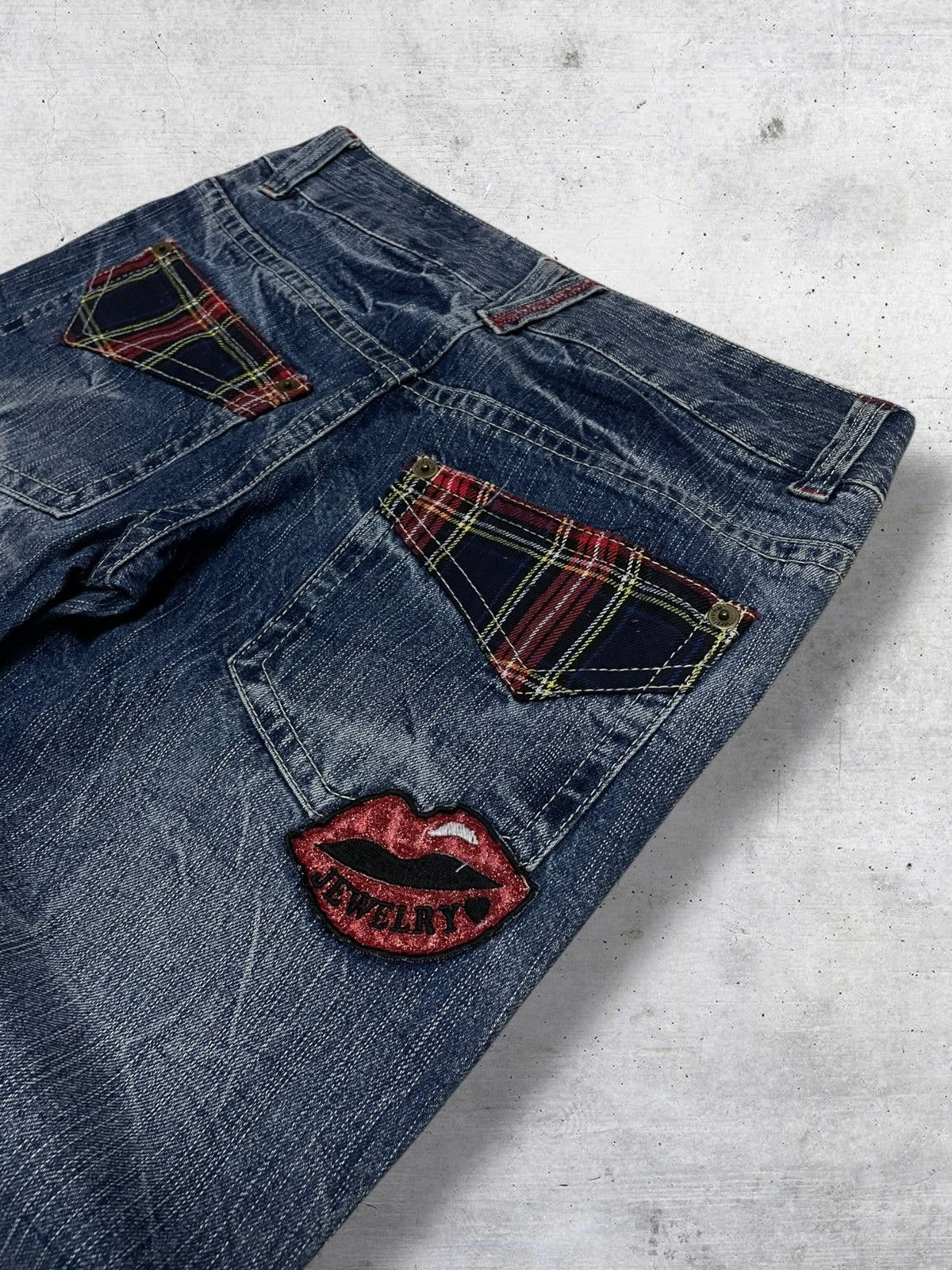 Hysteric Glamour COLZA RADICAL JAPAN DESIGNER PUNK GIRL HYSTERIC PATCH DENIM Size US 30 / EU 46 - 11 Thumbnail