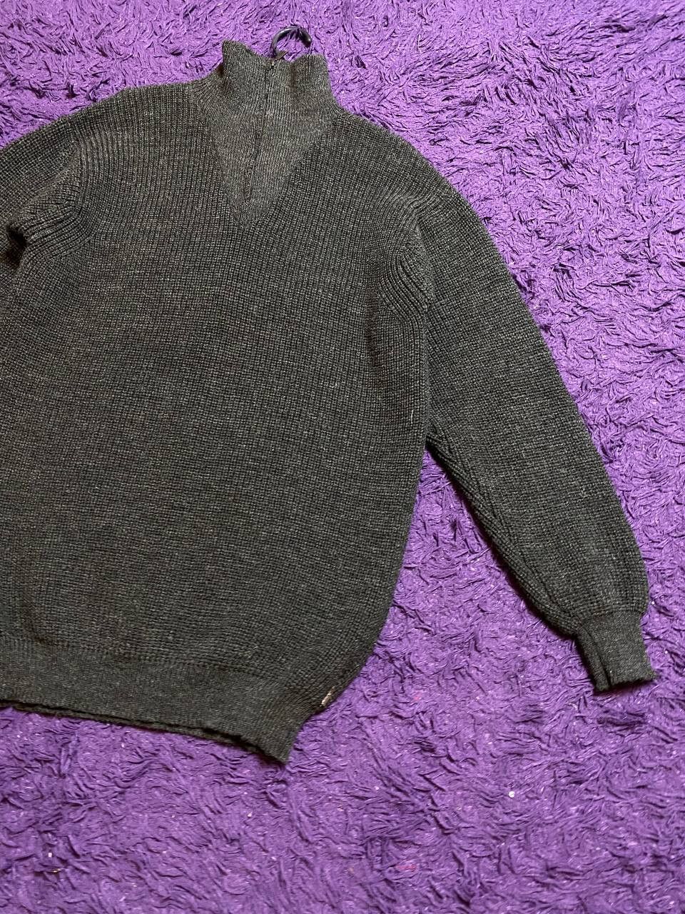 Barbour Barbour 100% Wool Tyne Zip Neck Sweater Size XL Size US XL / EU 56 / 4 - 5 Thumbnail