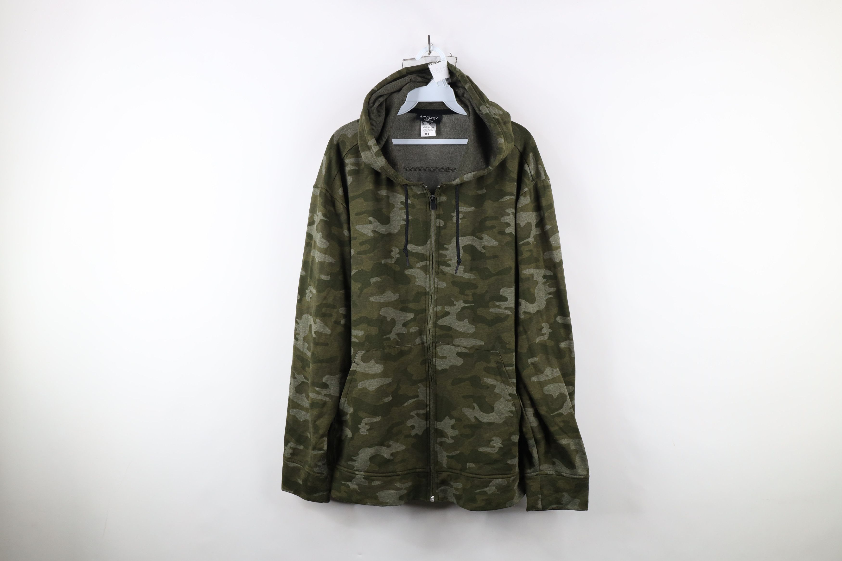 Vintage Vintage 90s Y2K Streetwear Camouflage Full Zip Sweatshirt Size US XXL / EU 58 / 5 - 1 Thumbnail