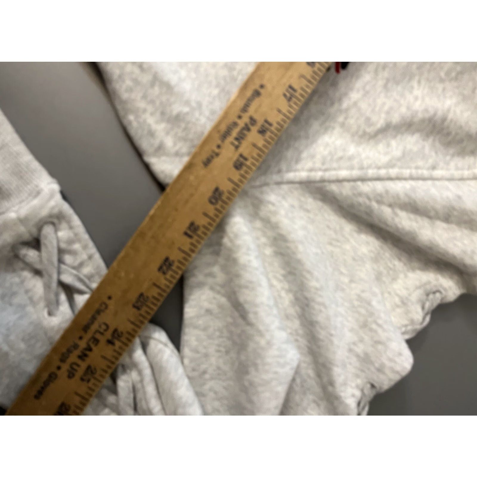 Tommy Hilfiger Tommy Hilfiger Spellout Laced Up Long Sleeves Gray Sweatshirt Women Size Medium Size M / US 6-8 / IT 42-44 - 4 Thumbnail